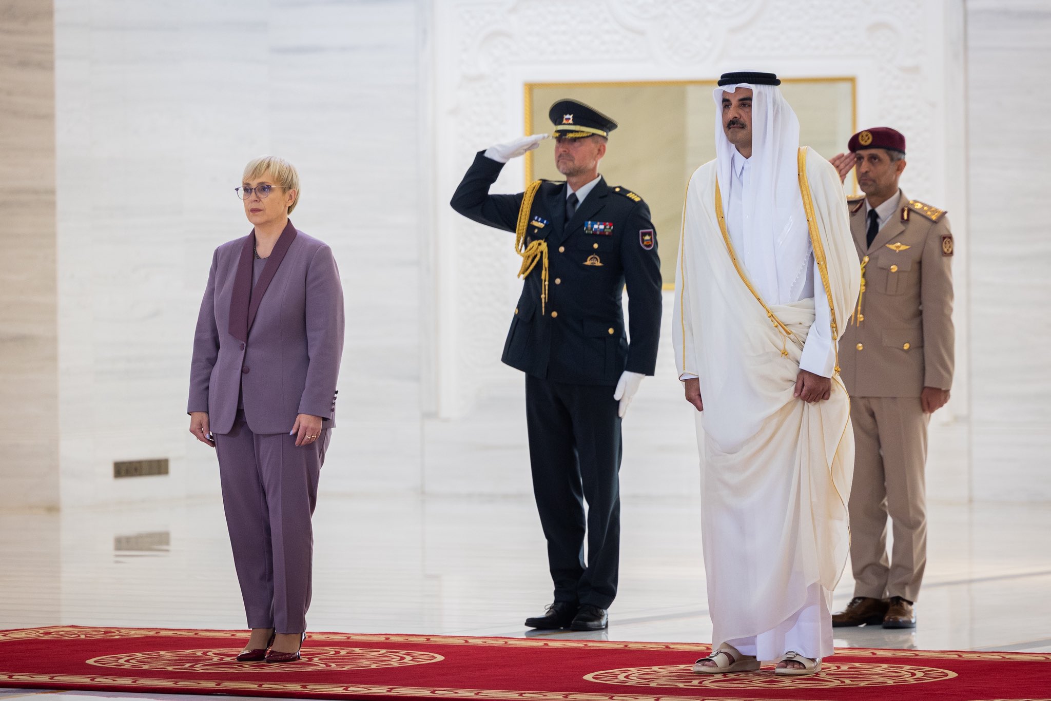 Predsednica republike Nataša Pirc Musar v Katarju