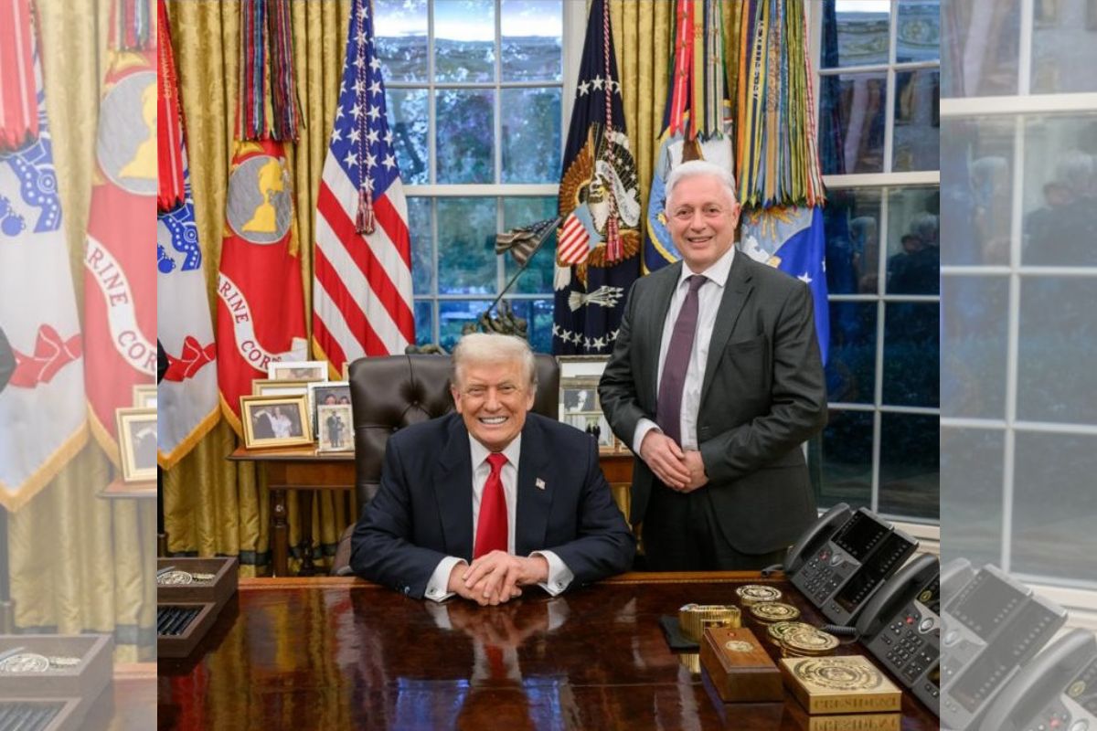 Iztok Mirošič in Donald Trump