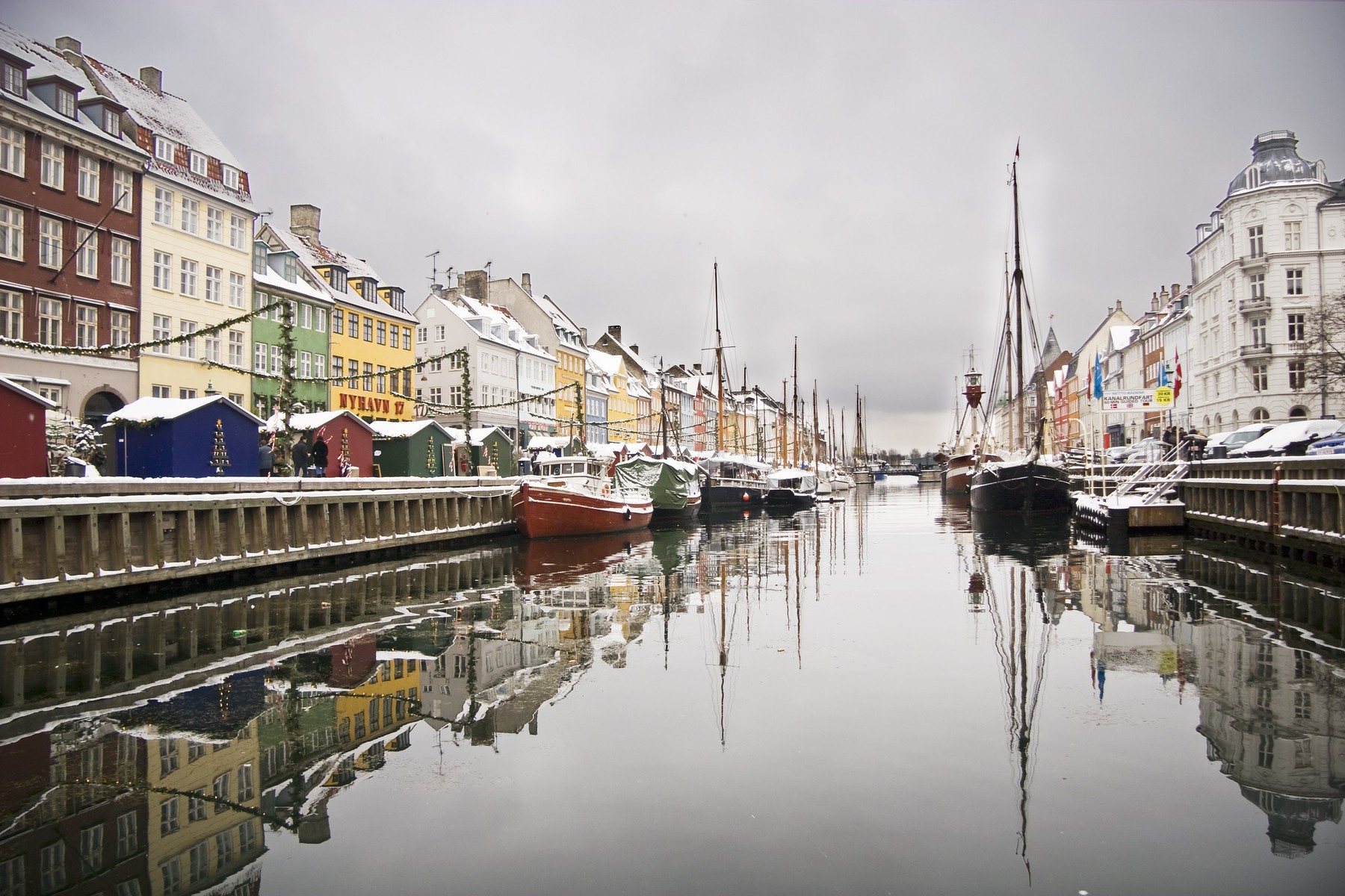 Nyhavn kanal, Kobenhavn, Danska