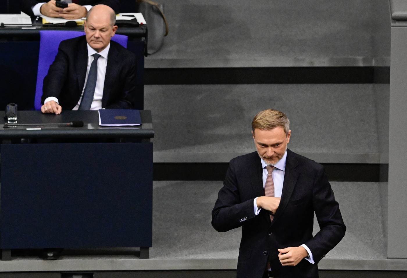 Christian Lindner in Olaf Scholz