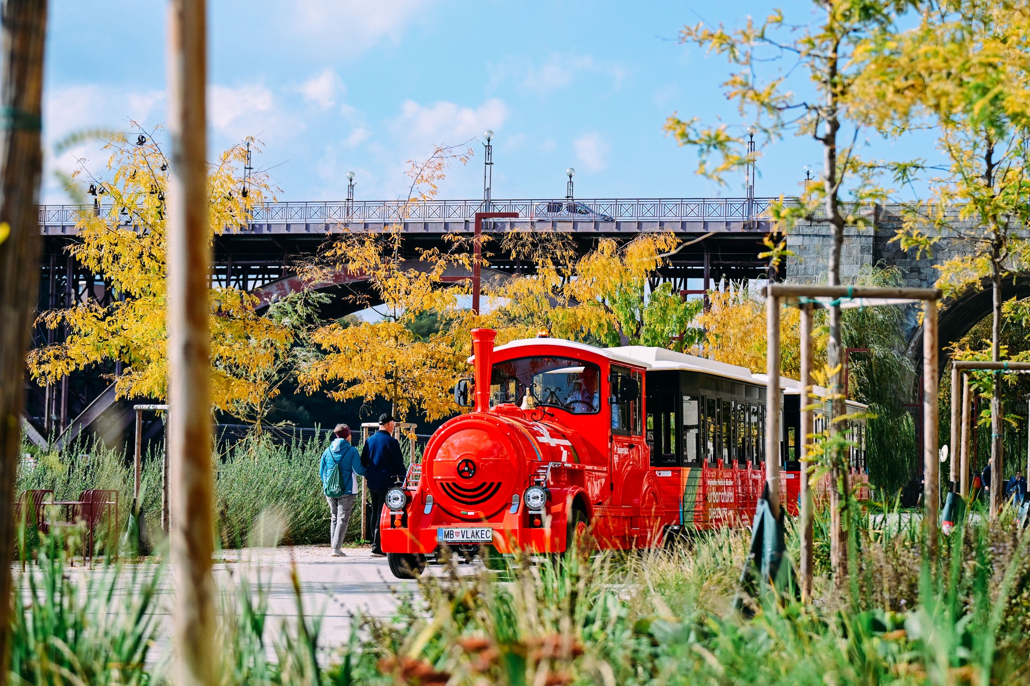 Električni mestni vlakec v Mariboru