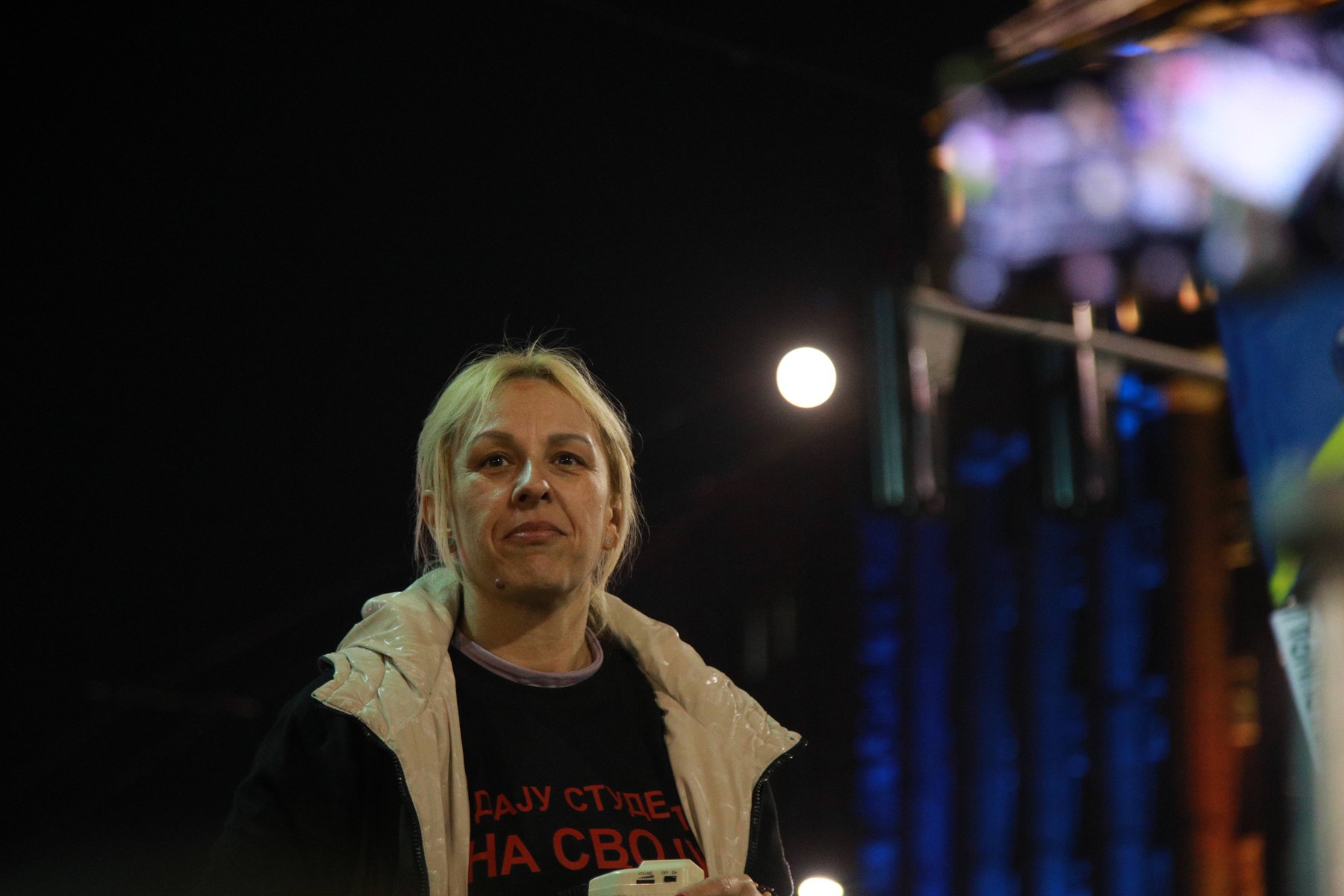 Mama ene od 16 smrtnih žrtev lanskega zrušenja nadstreška na železniški postaji v Novem Sadu Dijana Hrka