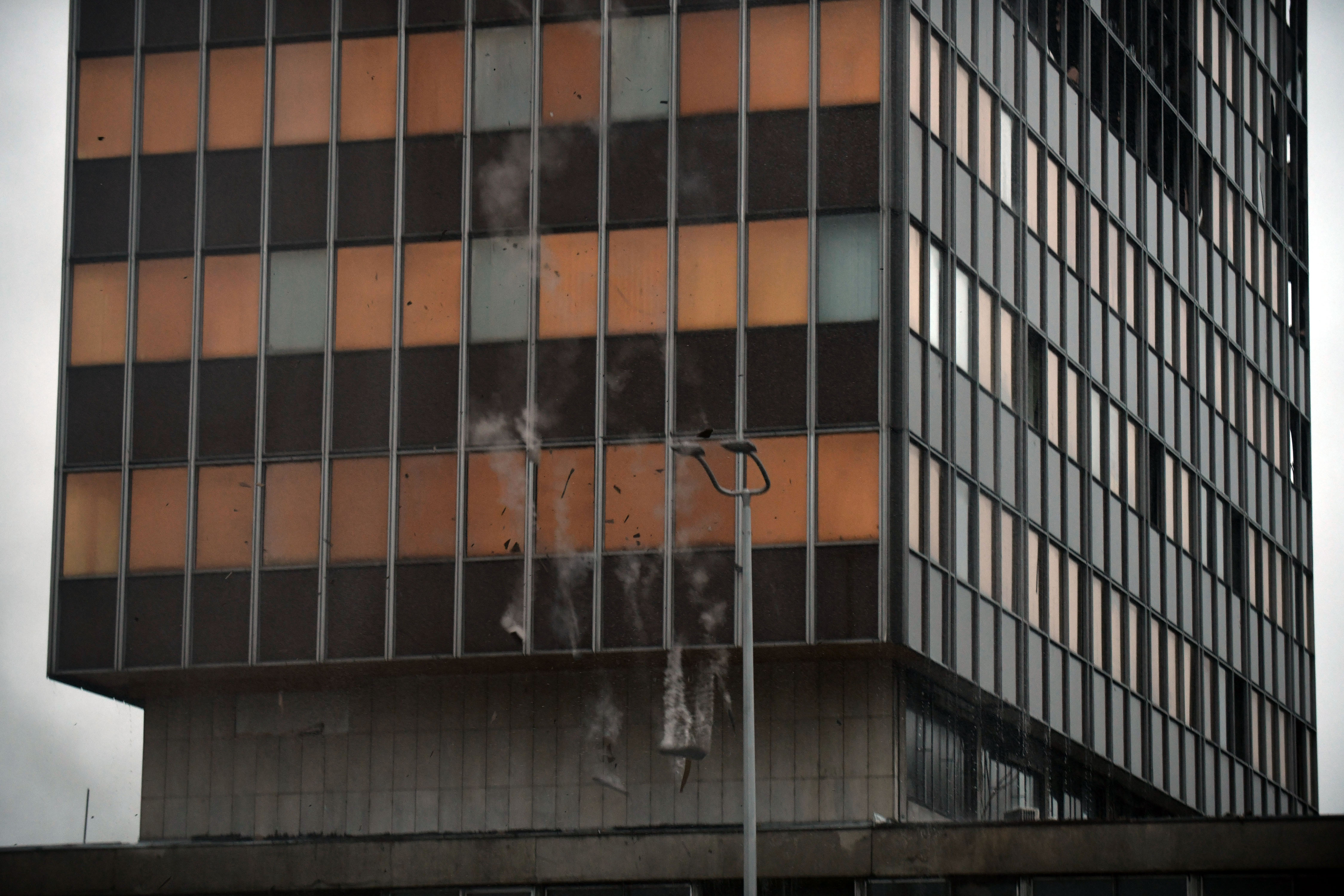 Požar v nebotičniku Vjesnik