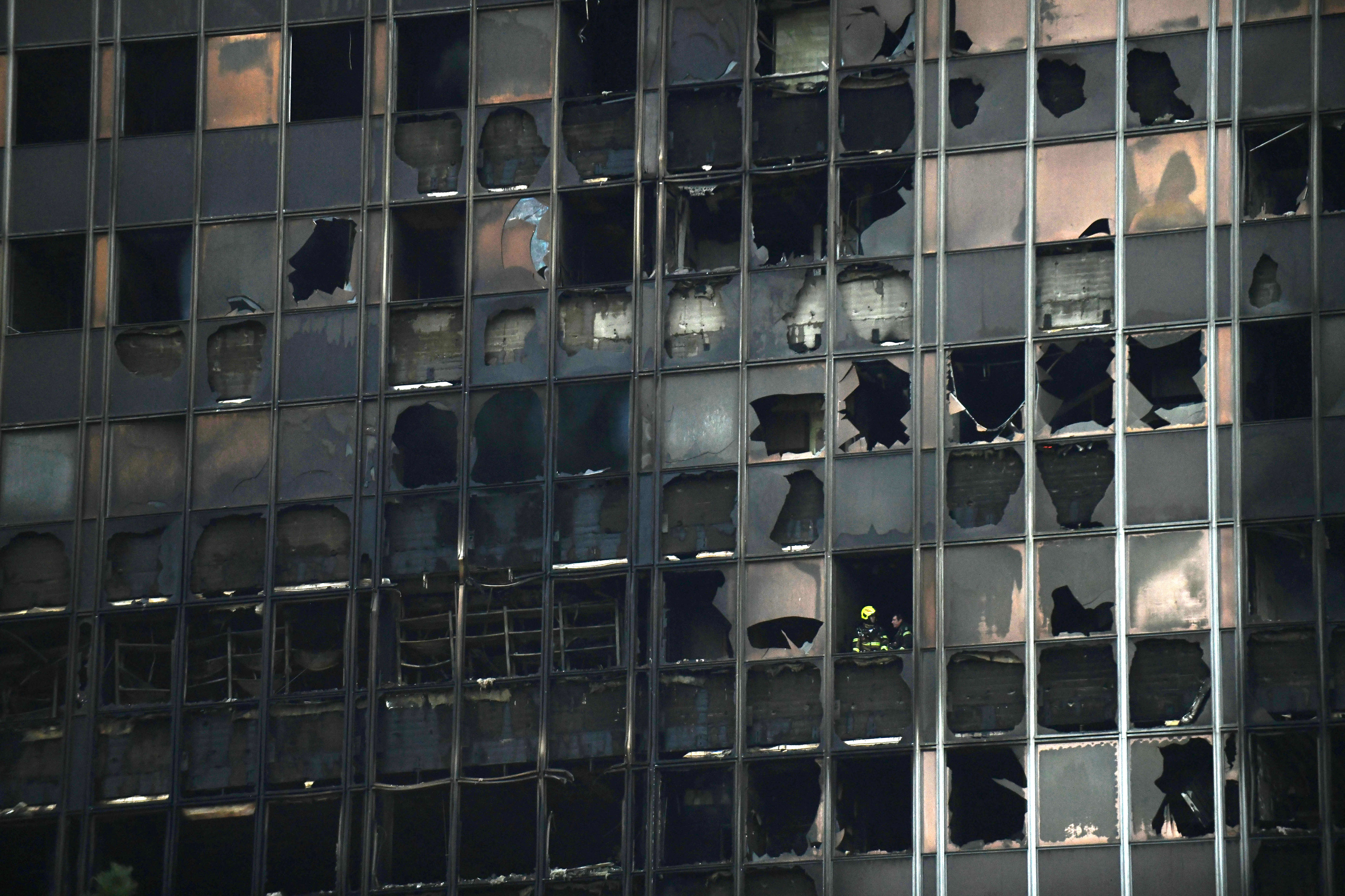 Požar v nebotičniku Vjesnik