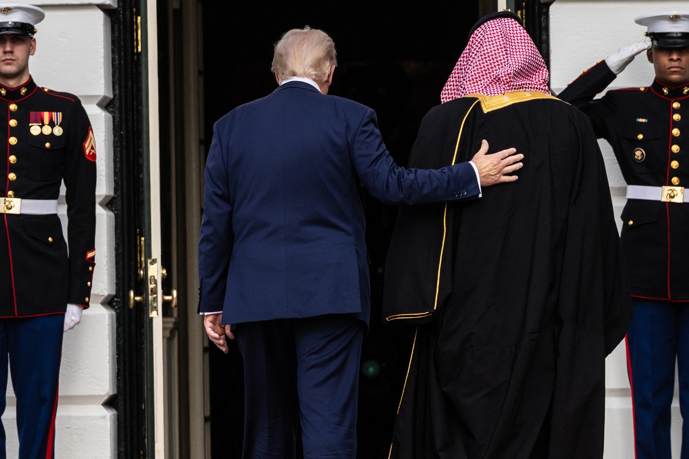 Donald Trump in Mohamad bin Salman