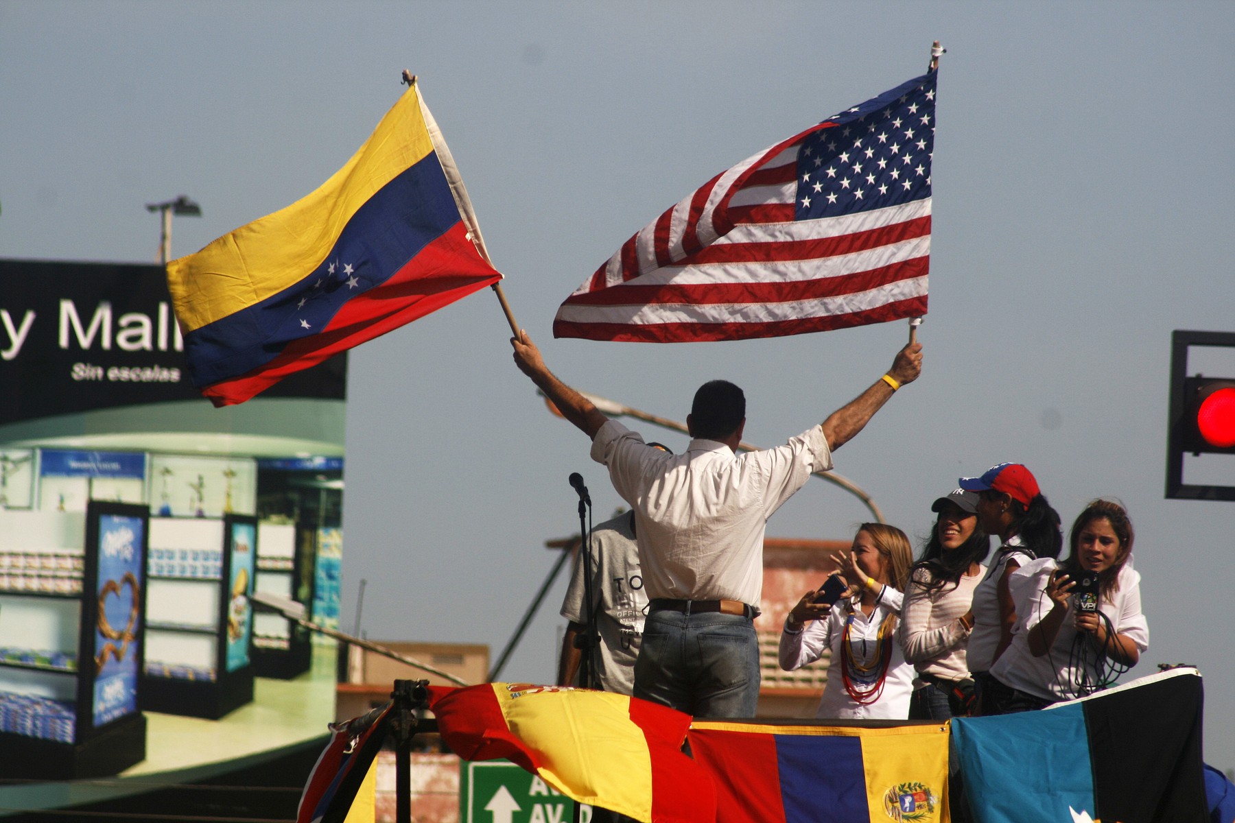 ZDA, Venezuela, zastave