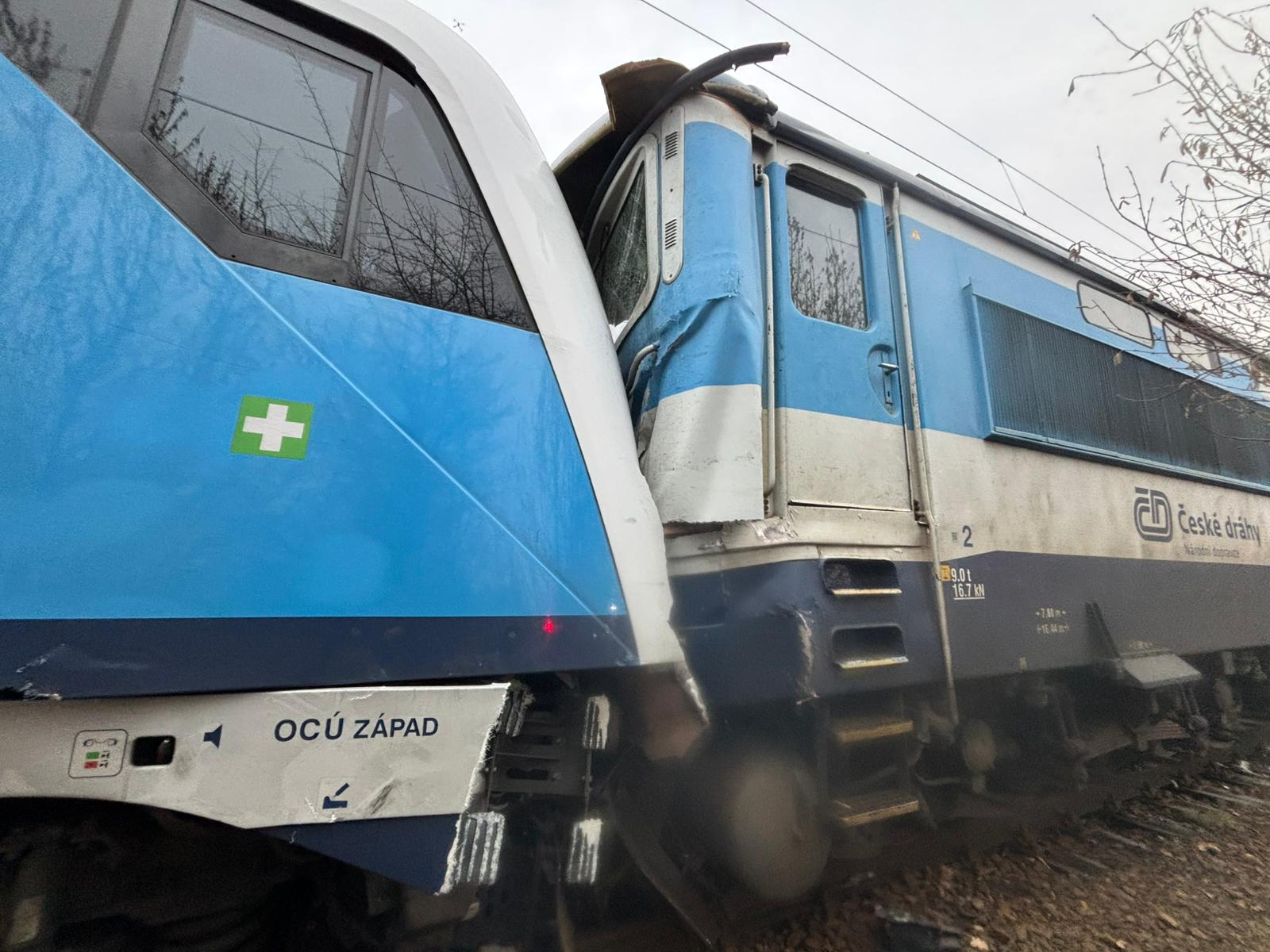 Trčenje vlaka na češkem