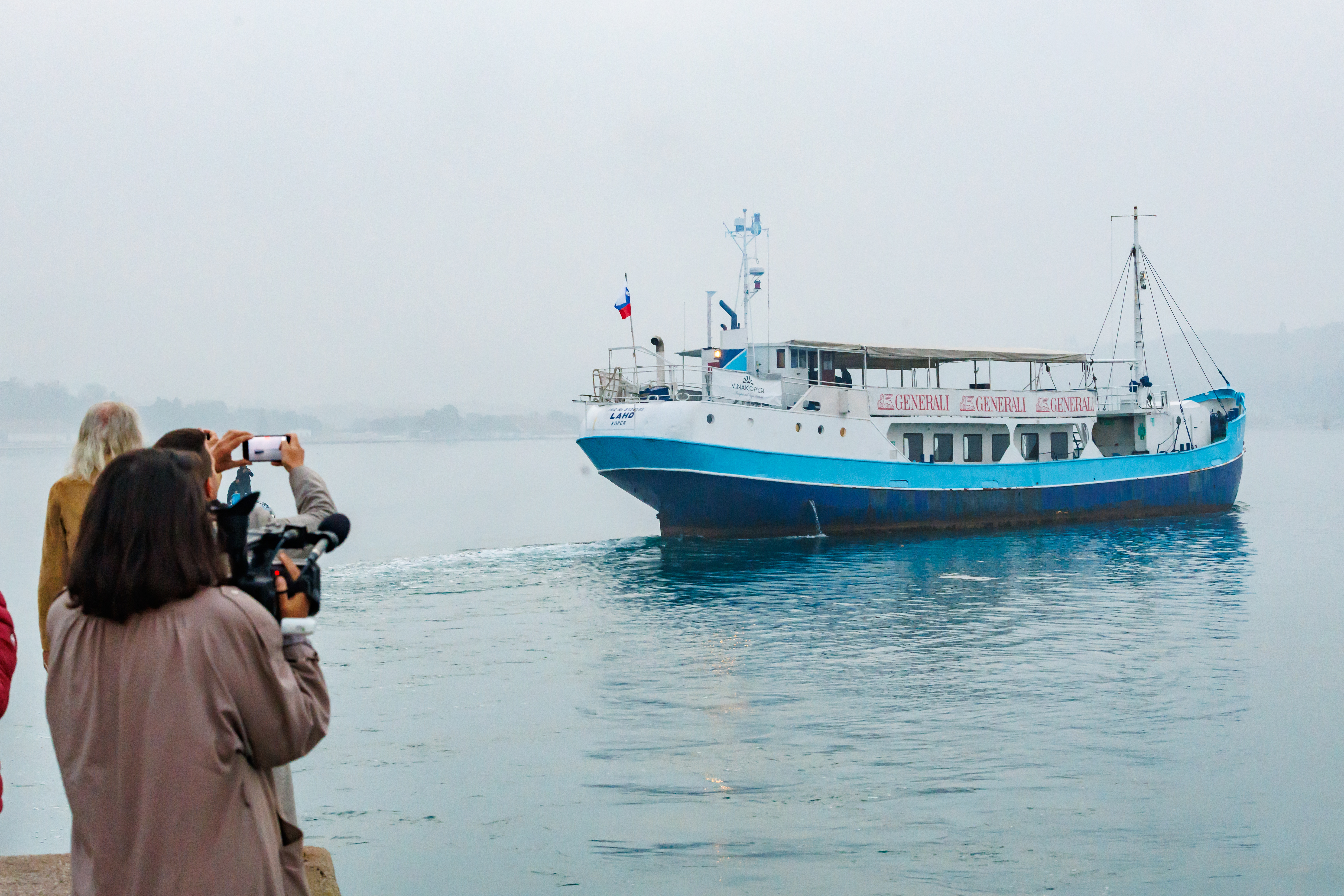 Odhod potniške ladje Laho na razrez v Hrvaško