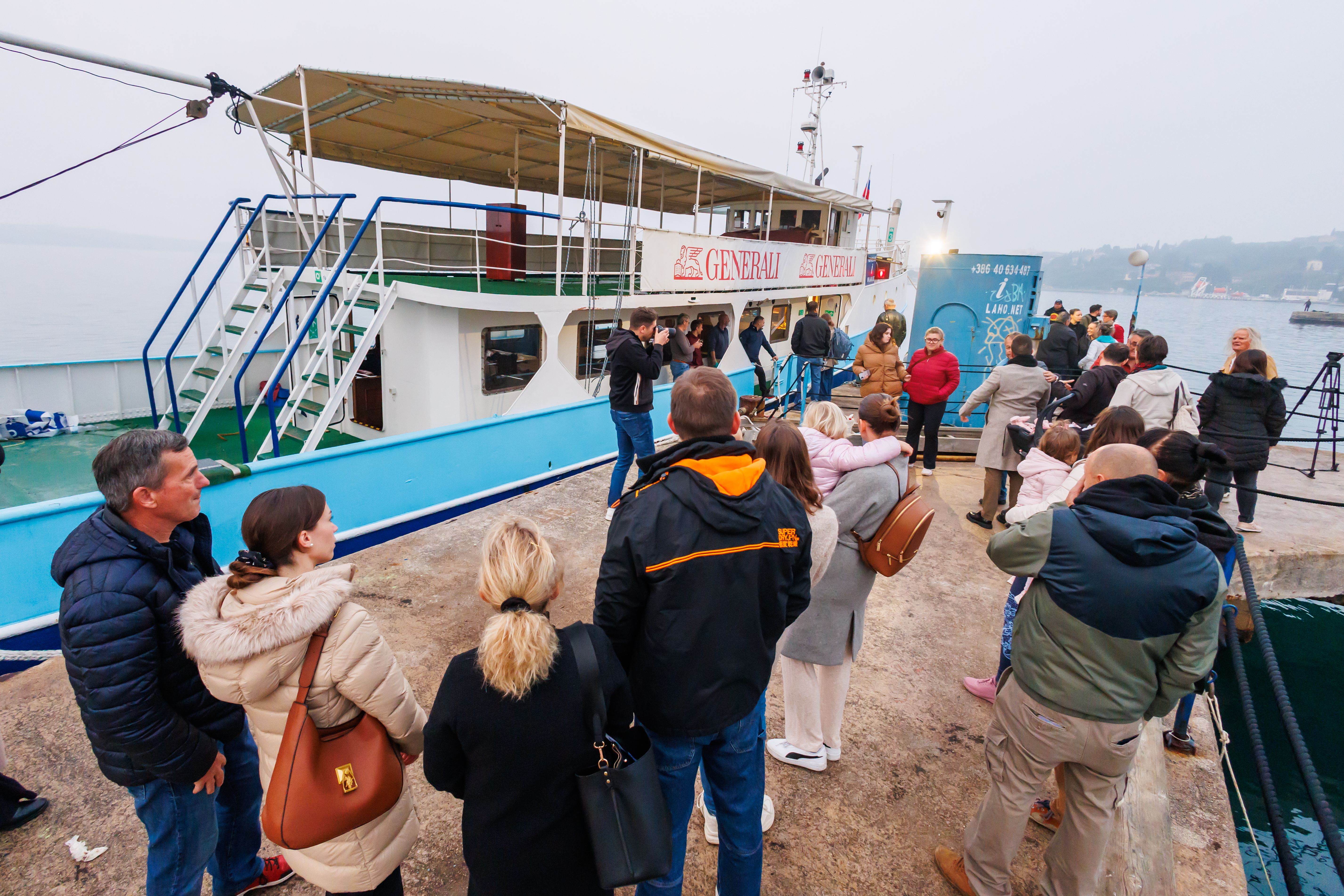 Odhod potniške ladje Laho na razrez v Hrvaško