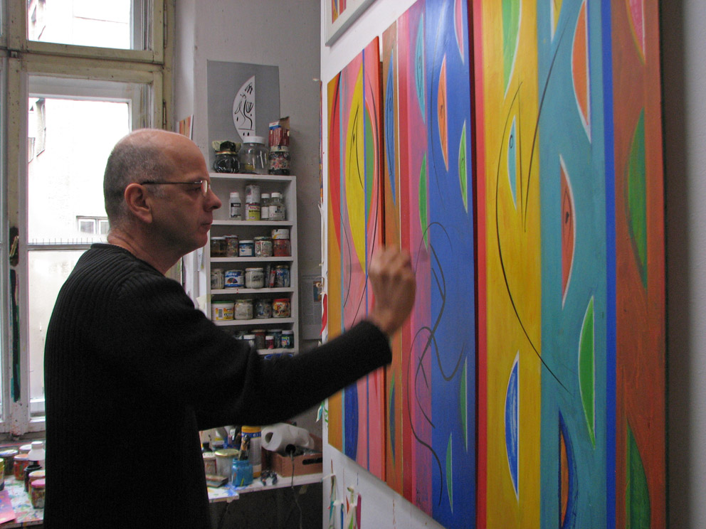 Umrl je akademski slikar Matej Metlikovič