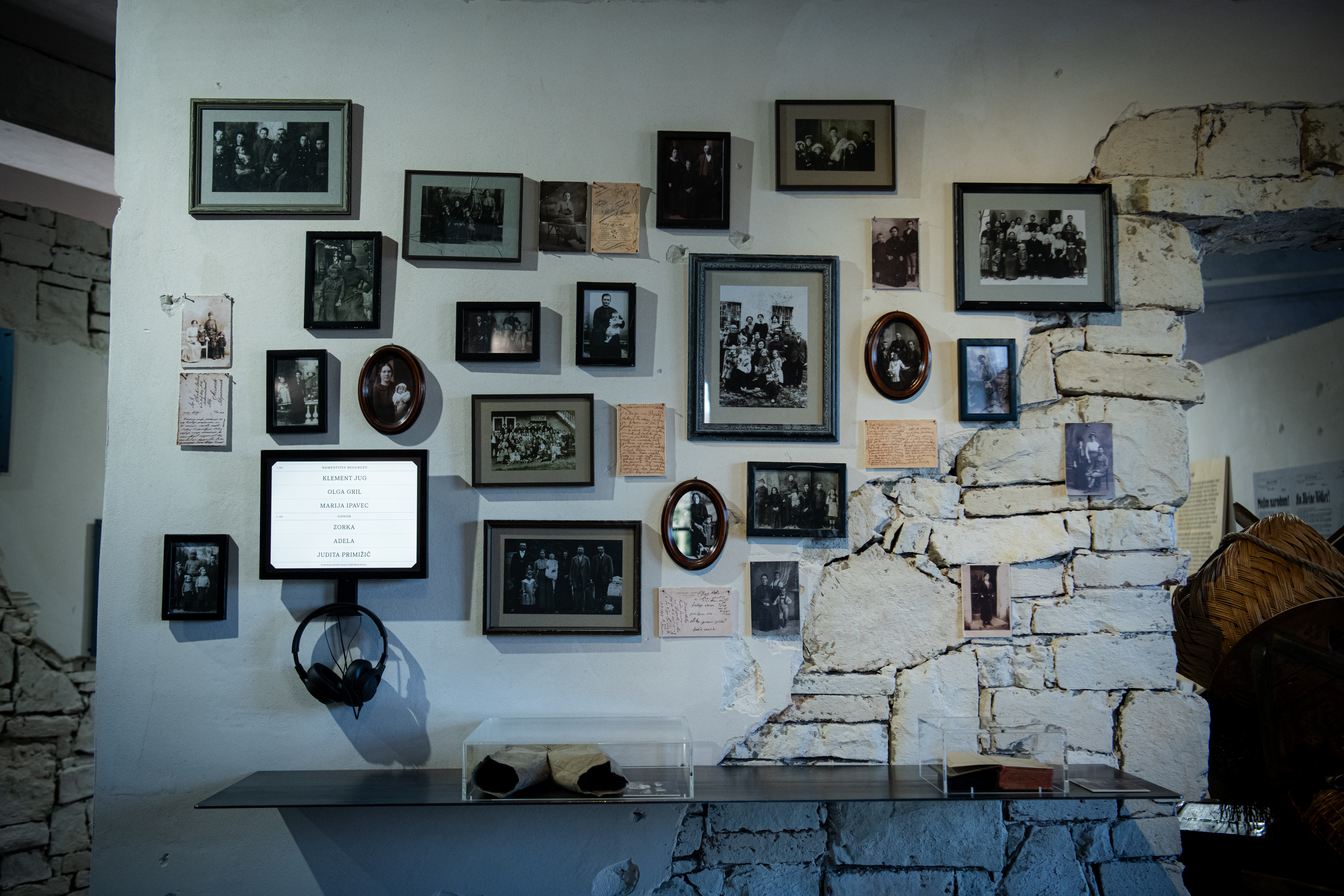 Utrinek z razstave Mesto na meji v Novi Gorici