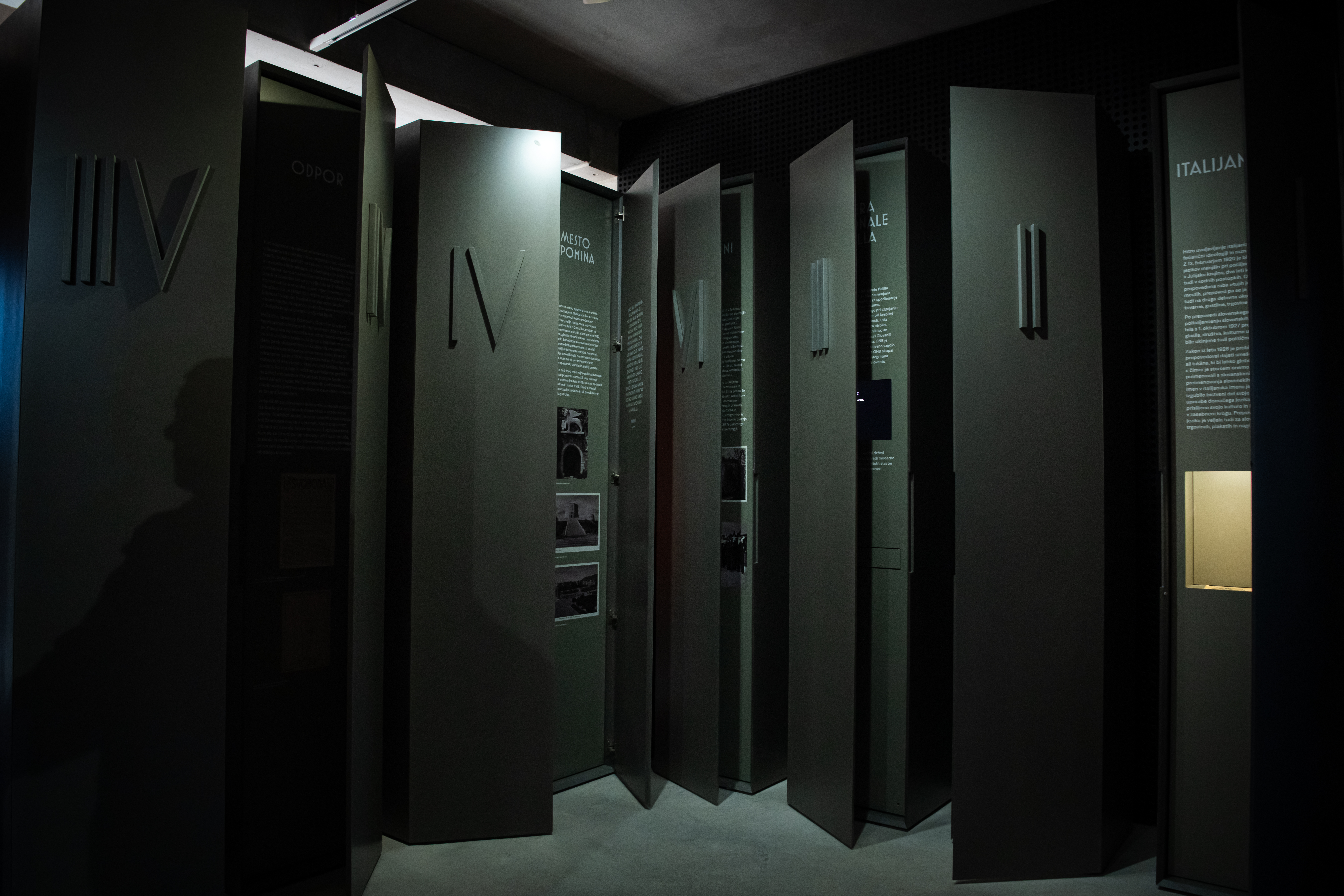 Utrinek z razstave Mesto na meji v Novi Gorici