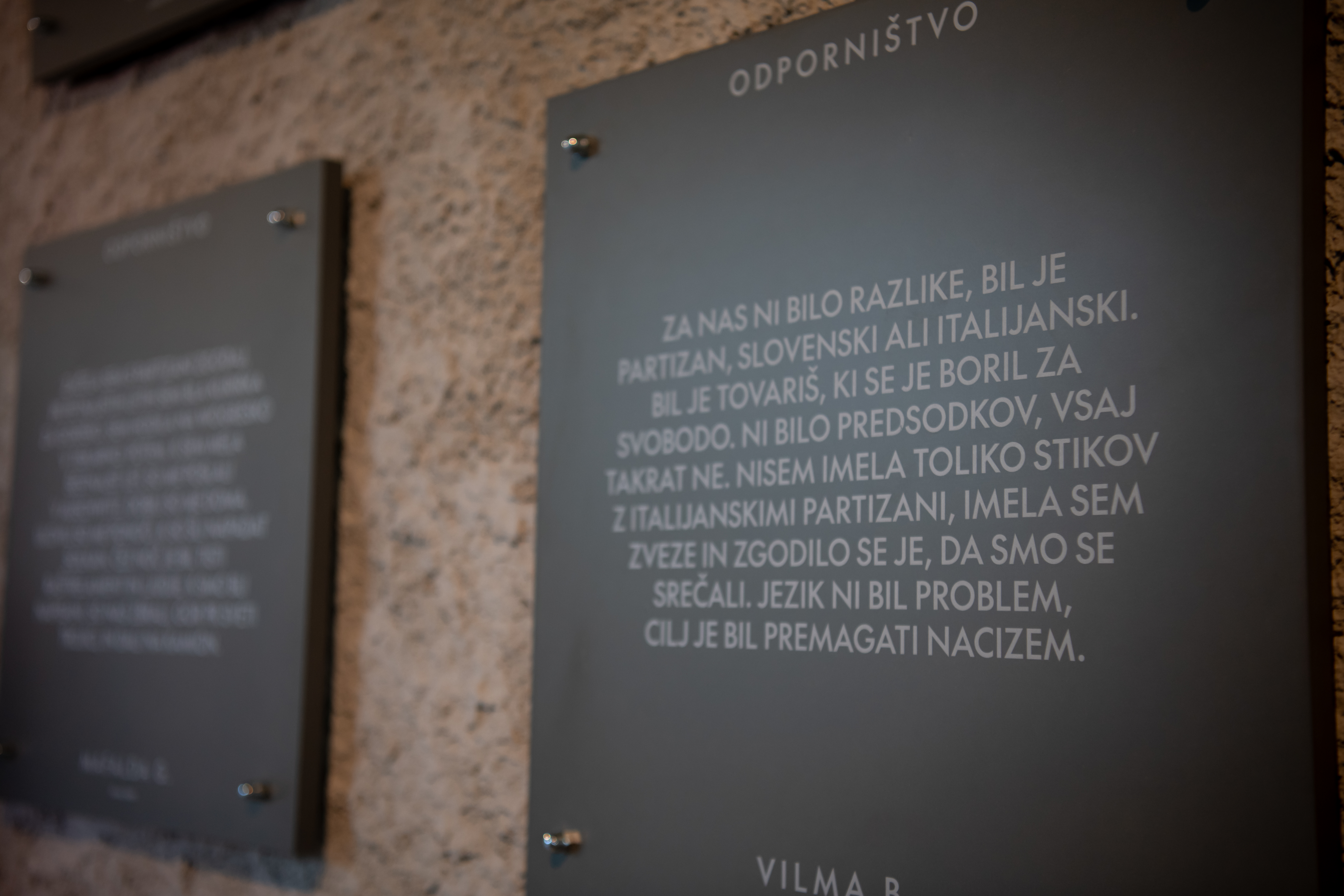 Utrinek z razstave Mesto na meji v Novi Gorici