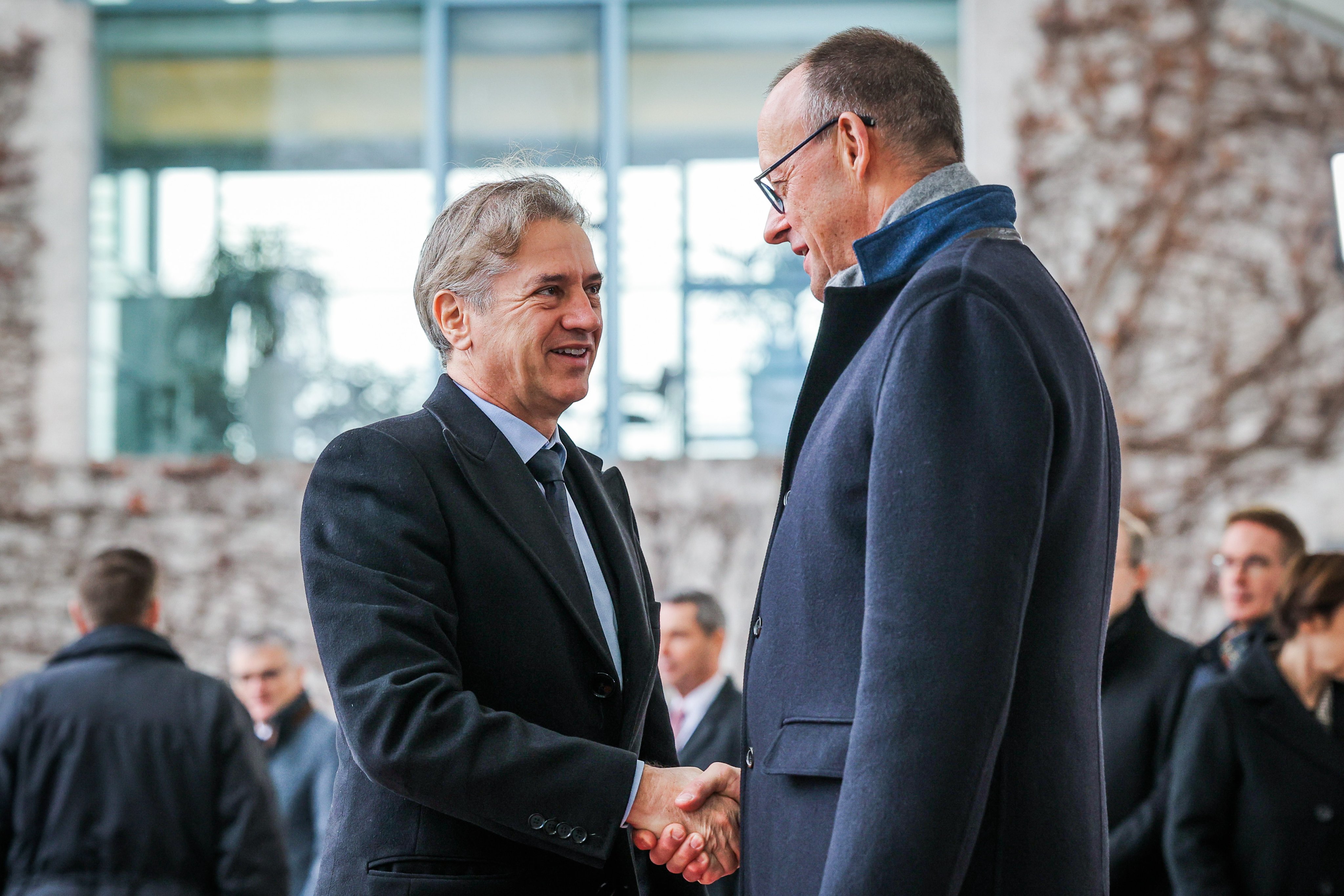 Robert Golob in Friedrich Merz