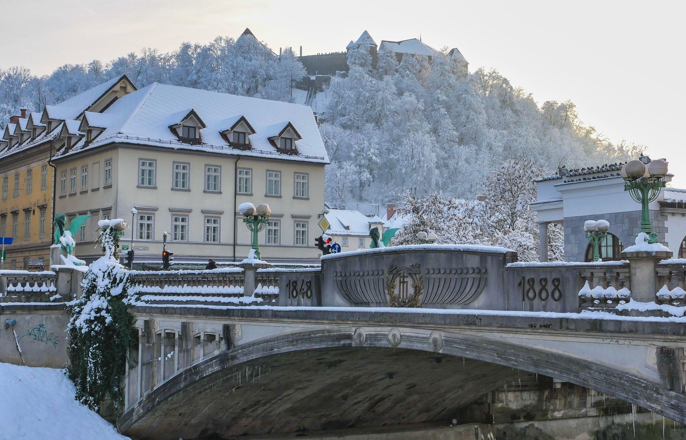 Ljubljana v snegu