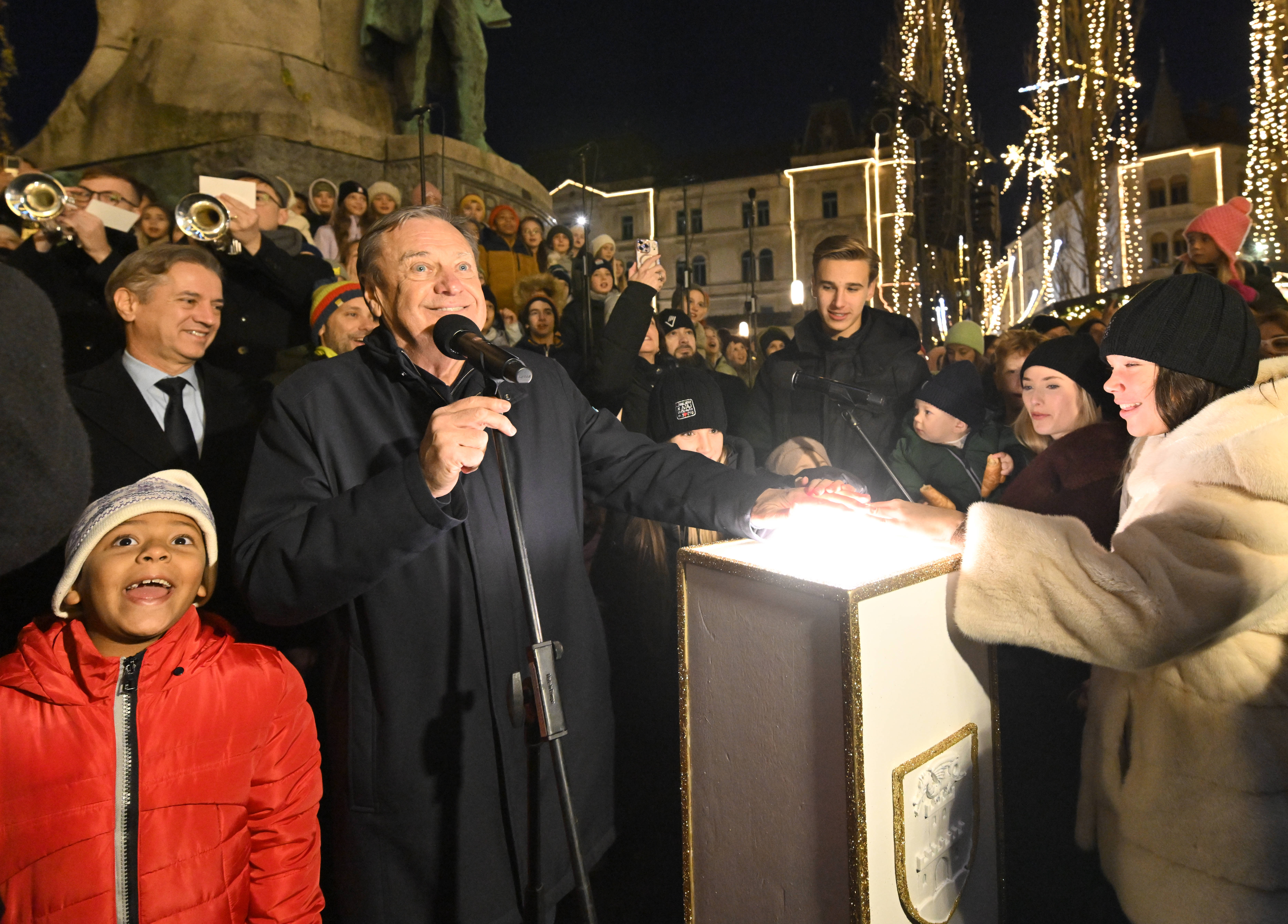 Praznične luči v Ljubljani