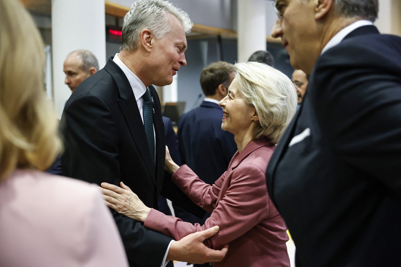 Gitanas Nausėda in Ursula von der Leyen