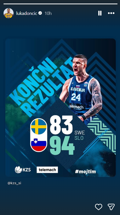 zmaga slovenske košarkarske reprezentance