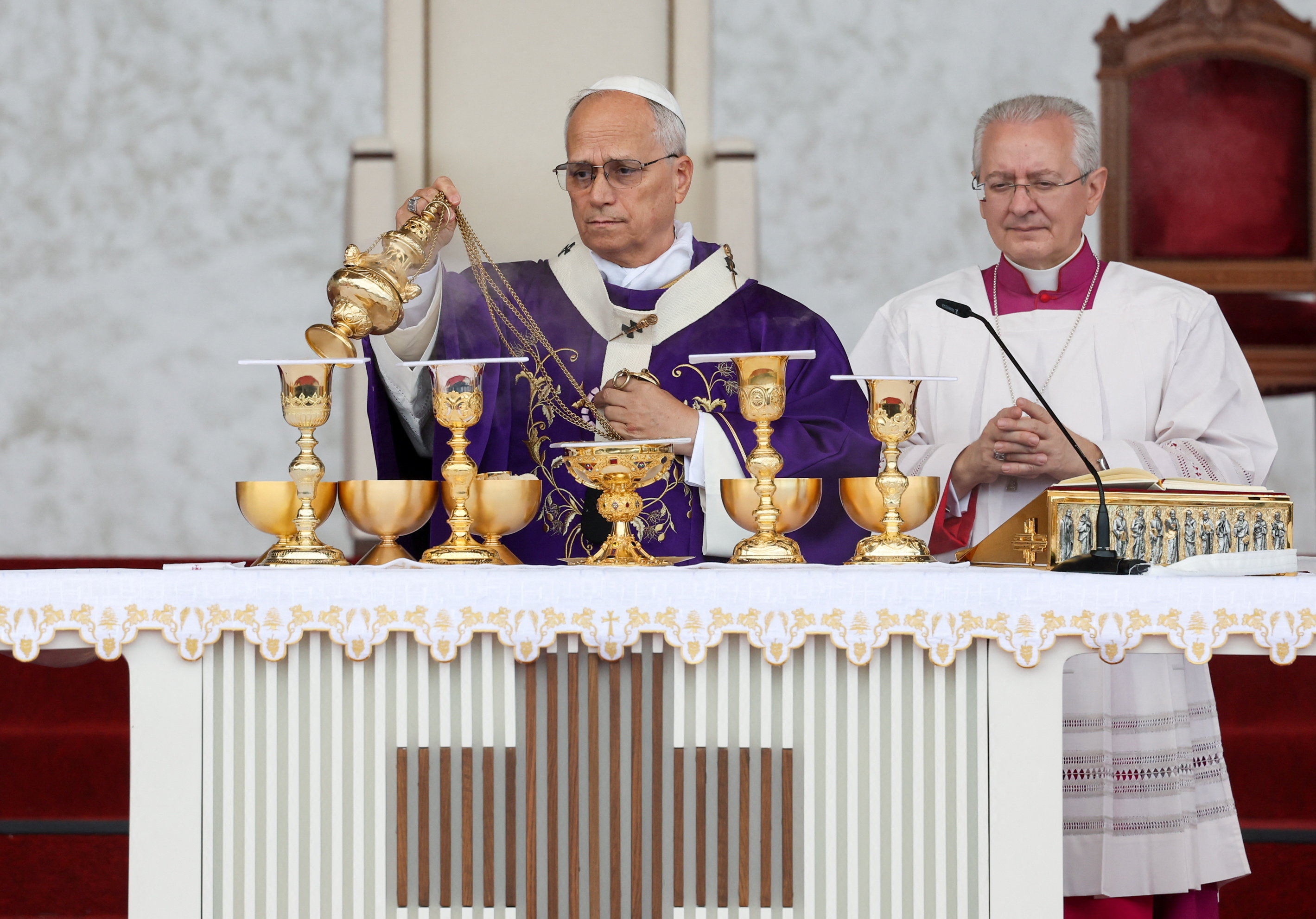 Papež Leon XIV. v Libanonu