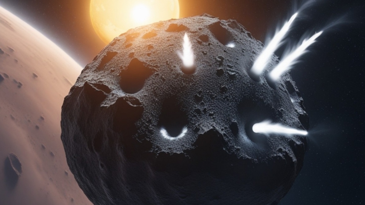 kriovulkani na kometu