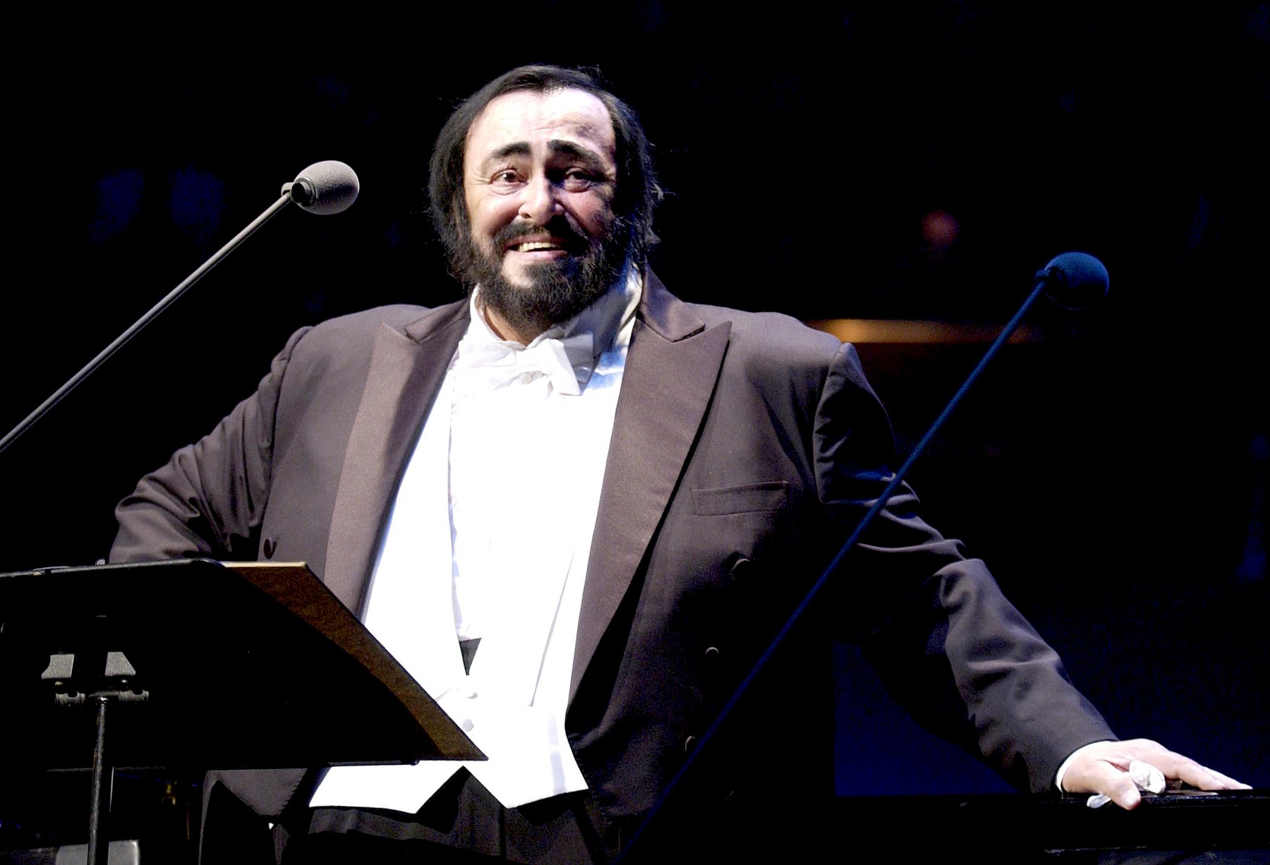 Pokojni italijanski operni pevec Luciano Pavarotti