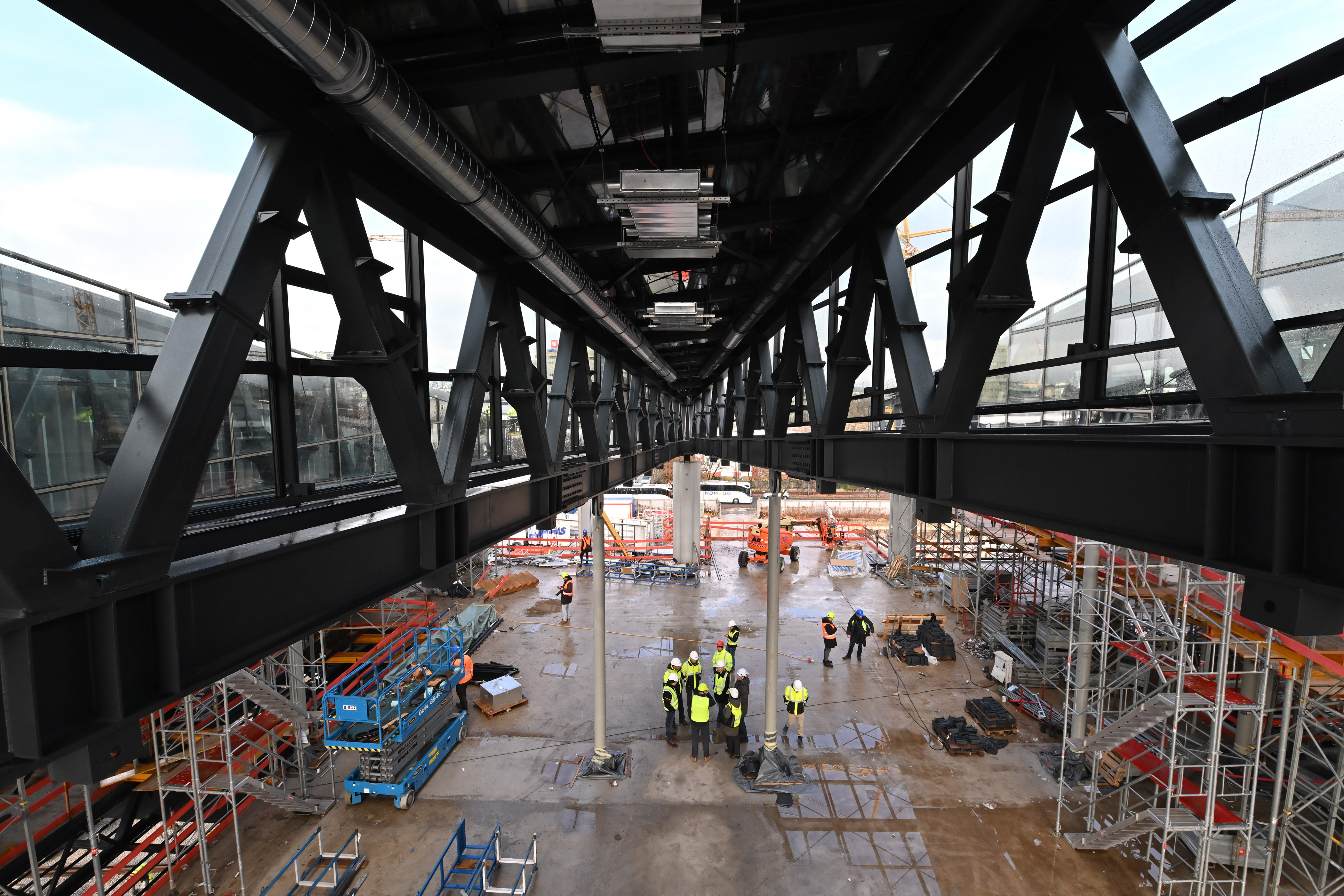 Gradnja Železniške postaje Ljubljana