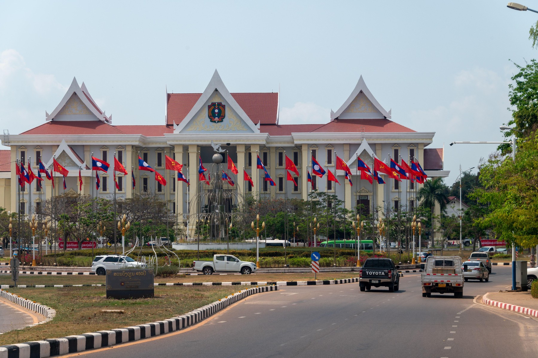 Muzej v mestu Vientiane, Laos