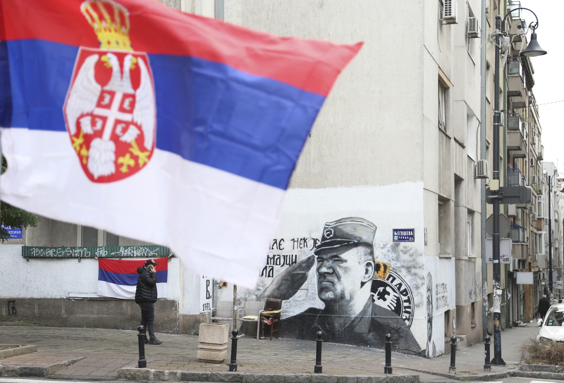 Ratko Mladić, mural