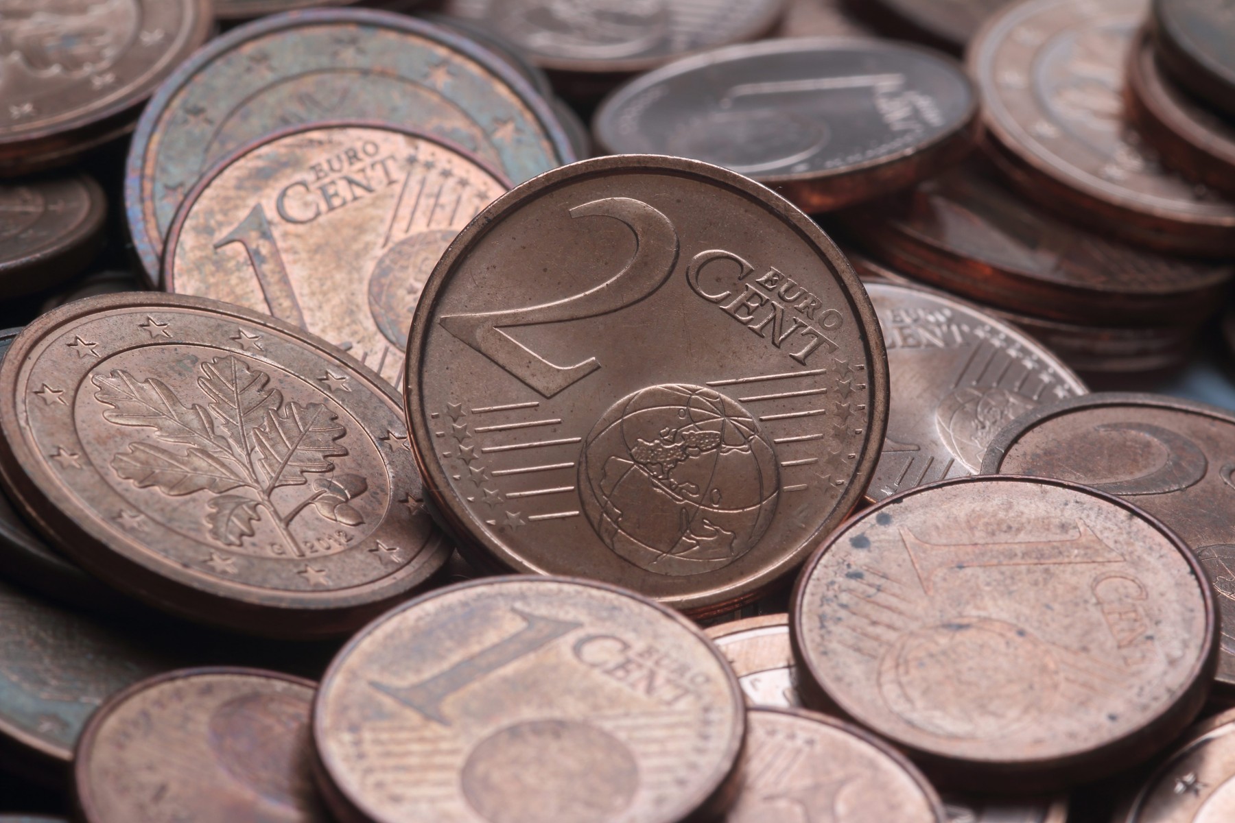 kovanci za 1 in 2 centa