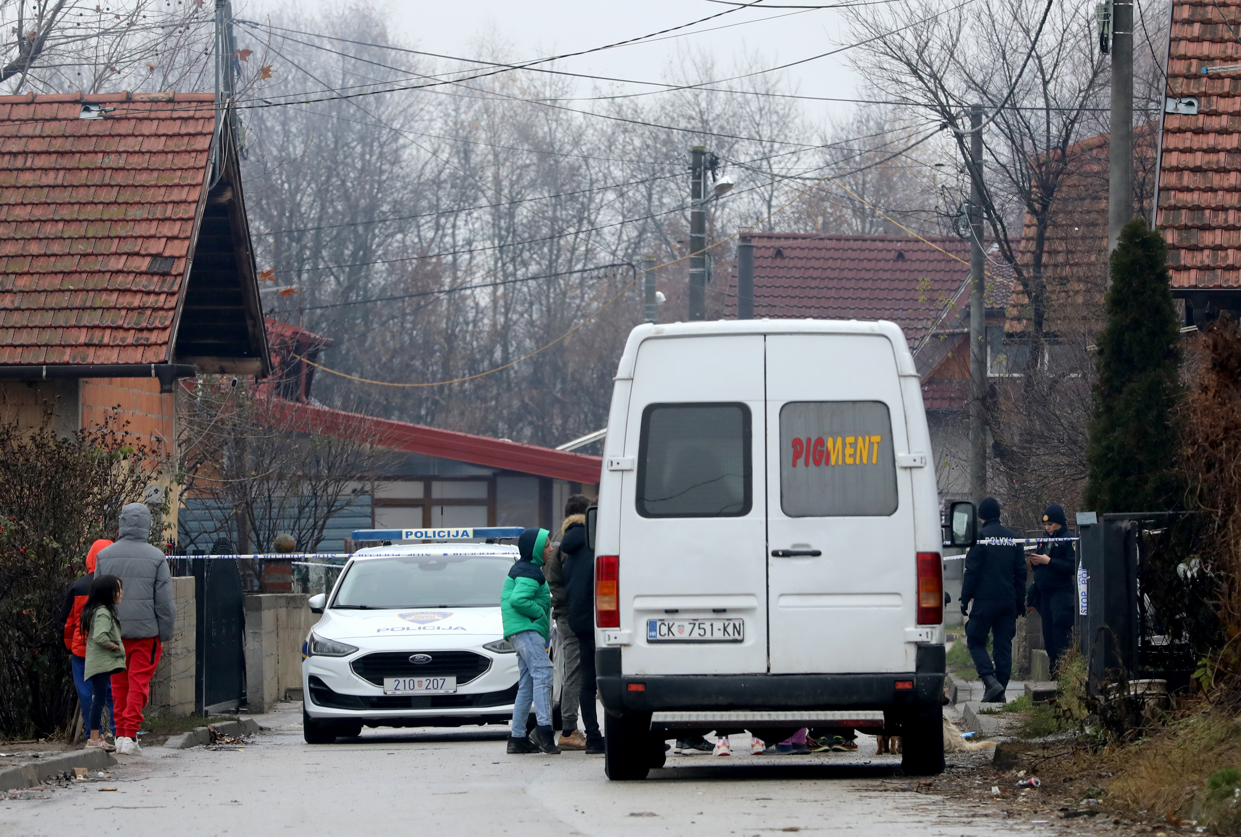 Streljanje v romskem naselju Sitnice na Hrvaškem