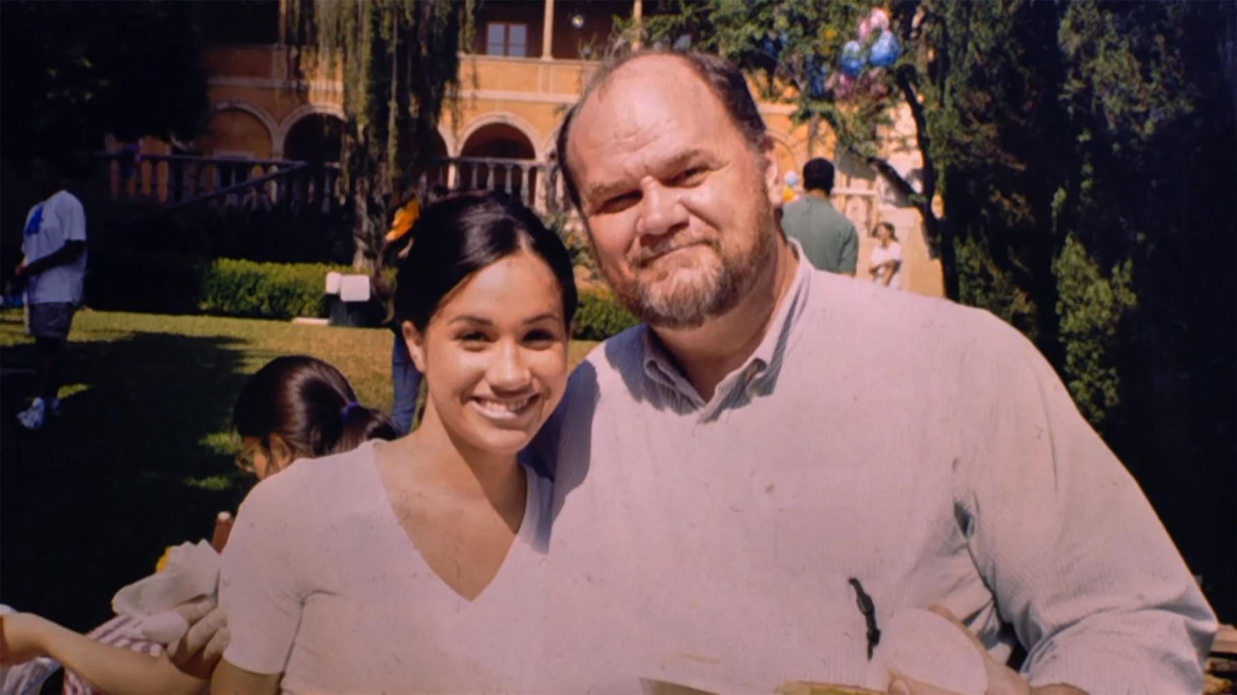 Meghan Markle in Thomas Markle