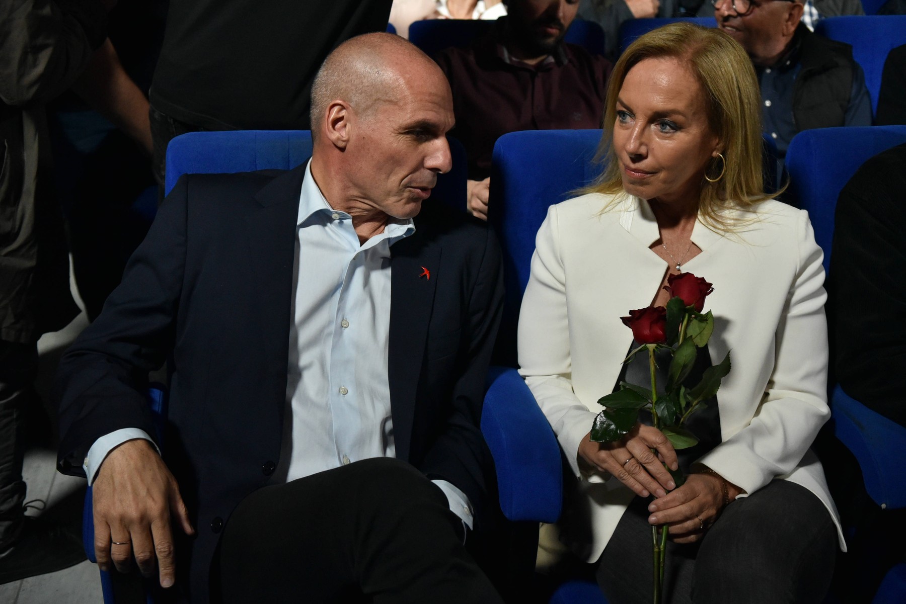 Janis Varoufakis s soprogo Danaë Stratou