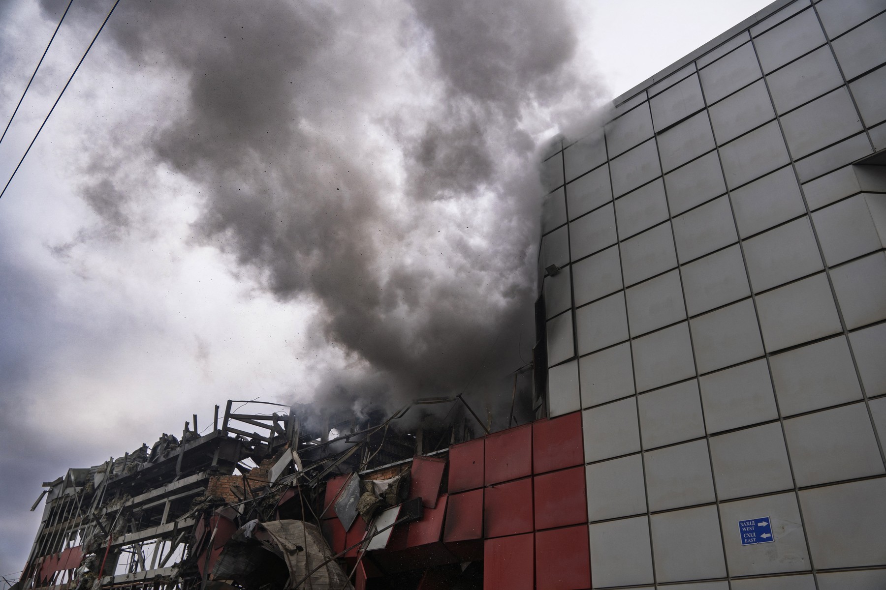 Sobotno rusko obstreljevanje Ukrajine