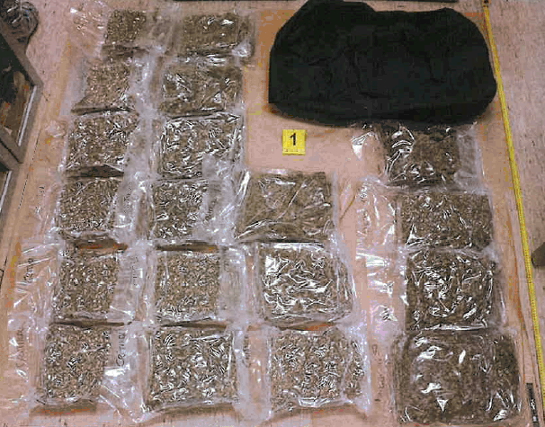 Zasežena droga v vozilu