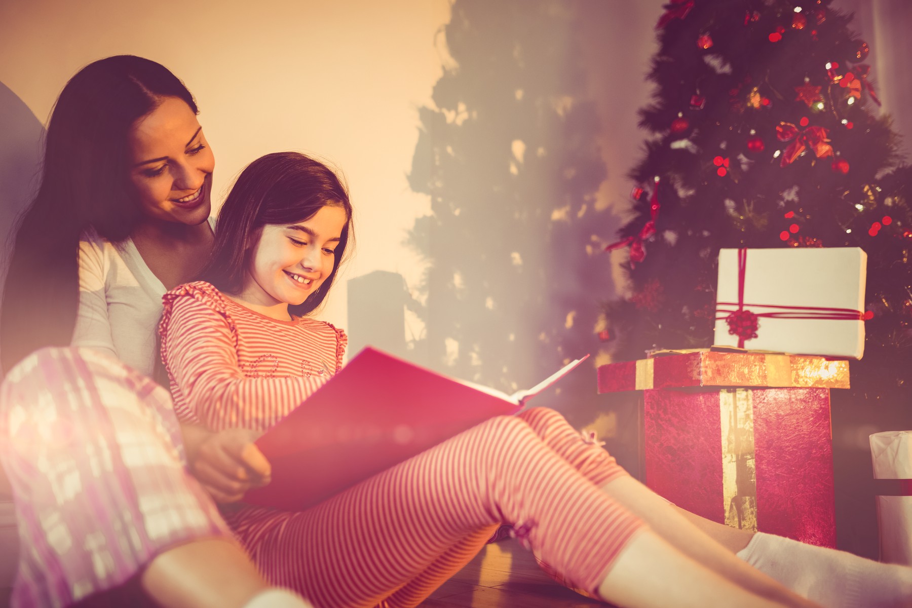 Mama in hči med prazniki