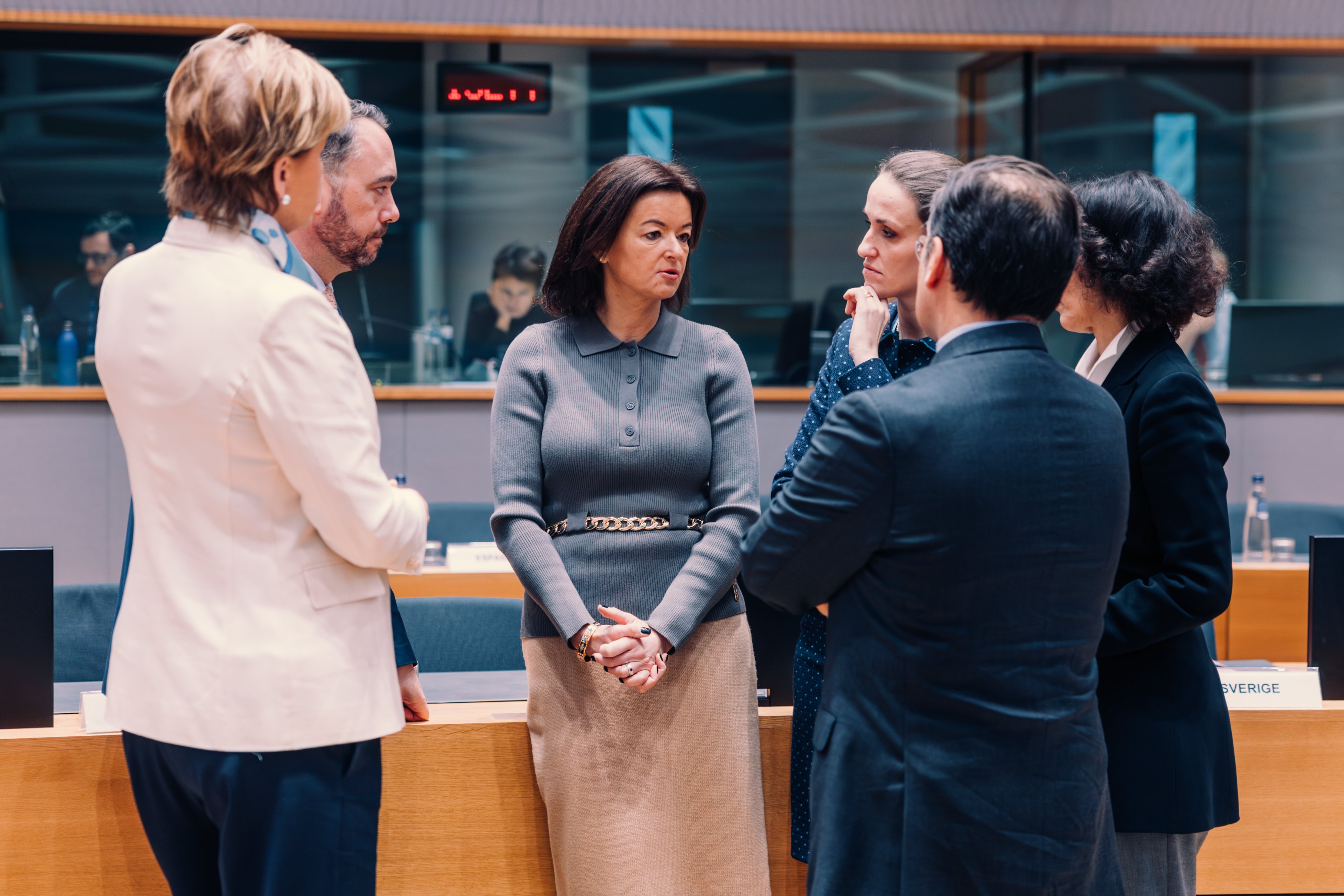 Tanja Fajon na zasedanju zunanjih ministrov EU v Bruslju 15. 12. 2025