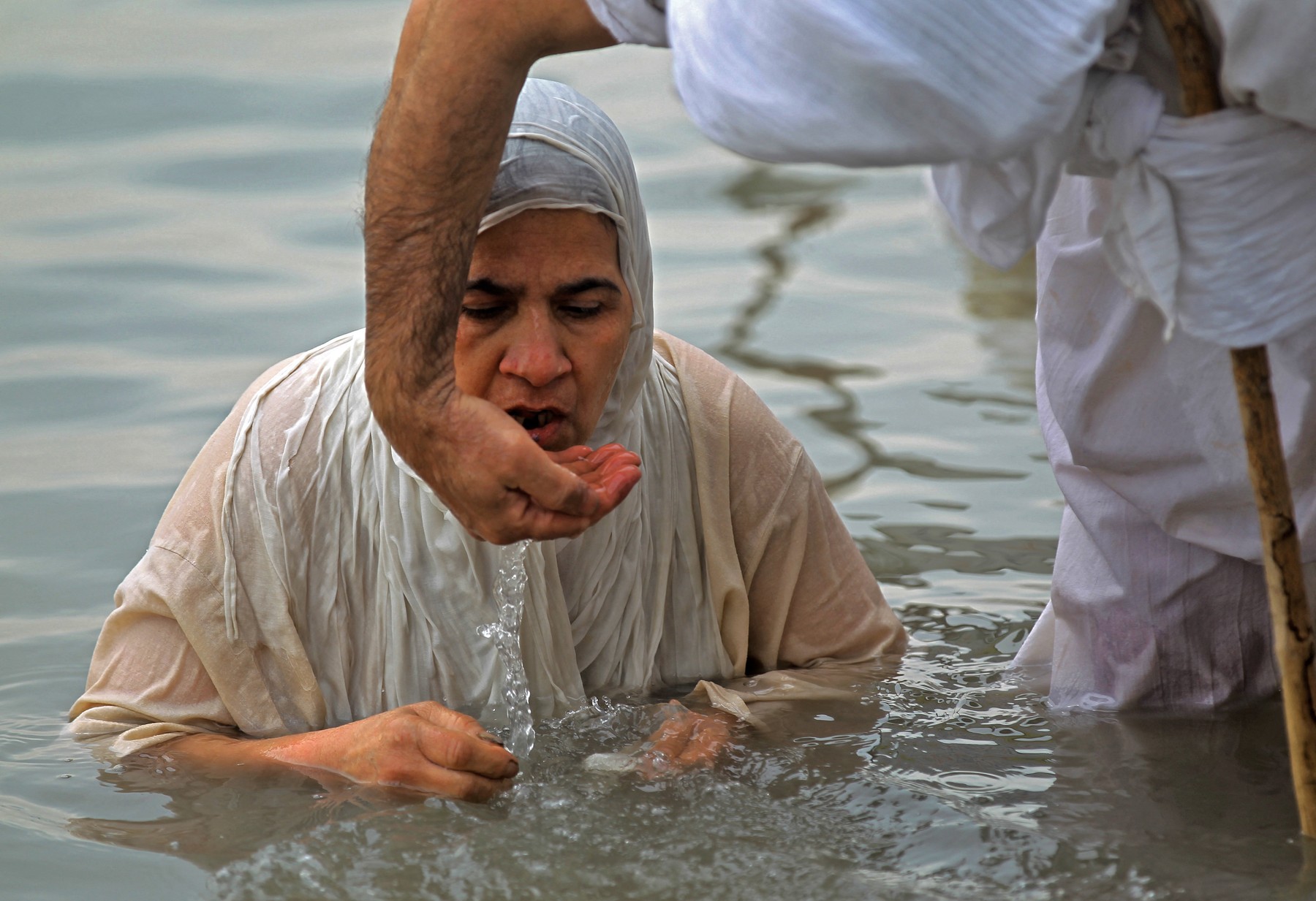 Mandejci, starodavni narod, krst v reki Tigris