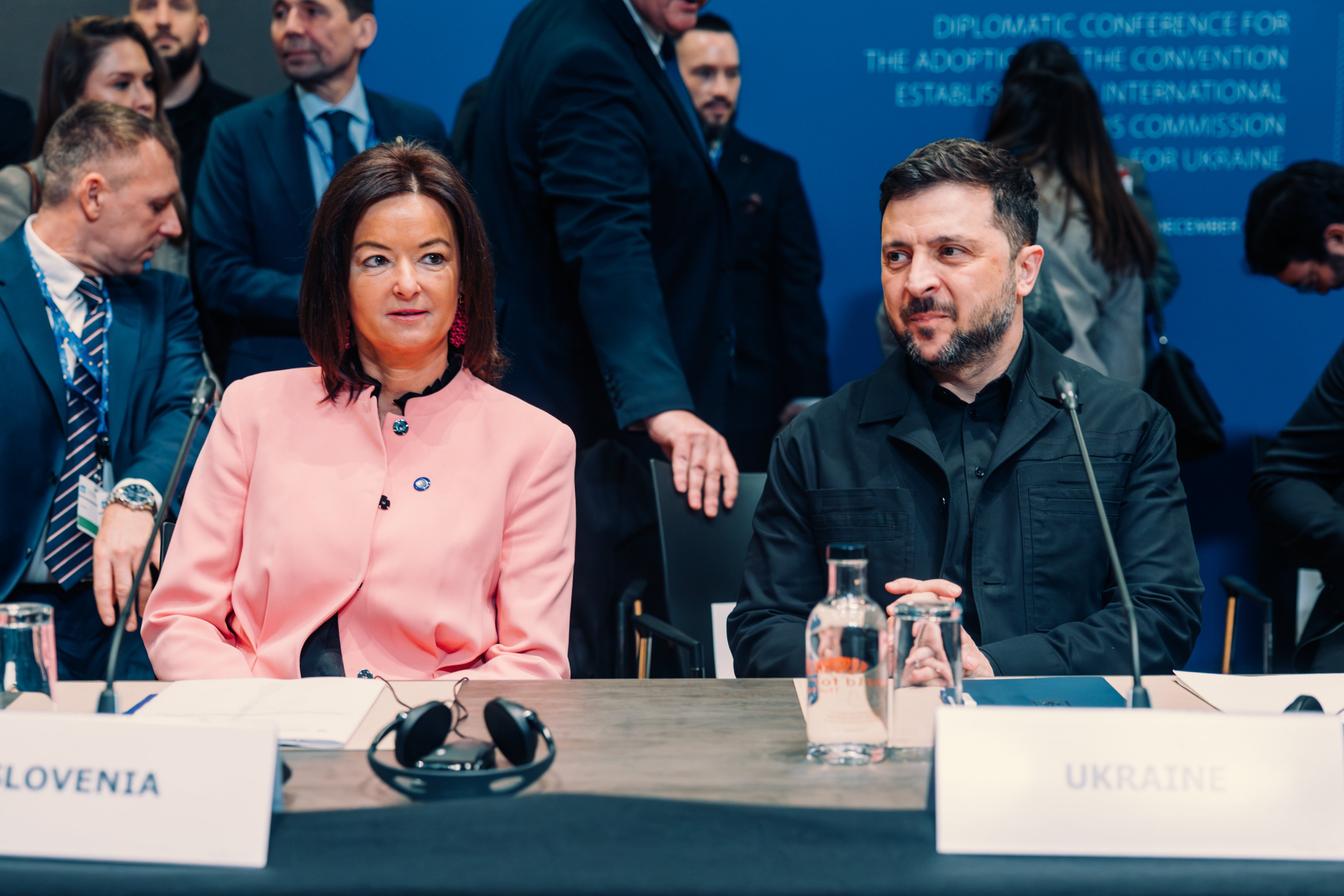 Tanja Fajon in Volodimir Zelenski