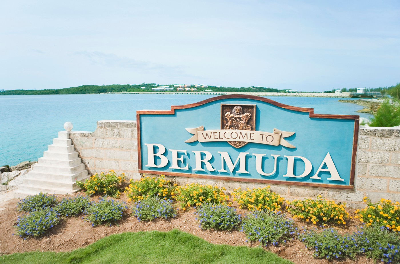 Znak "Dobrodošli na Bermudo",