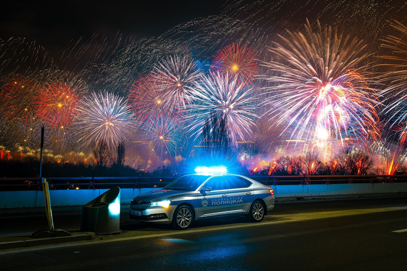 Novo leto 2024 v Beogradu