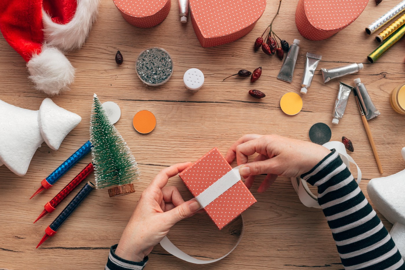 izdelovanje zavijanje darila