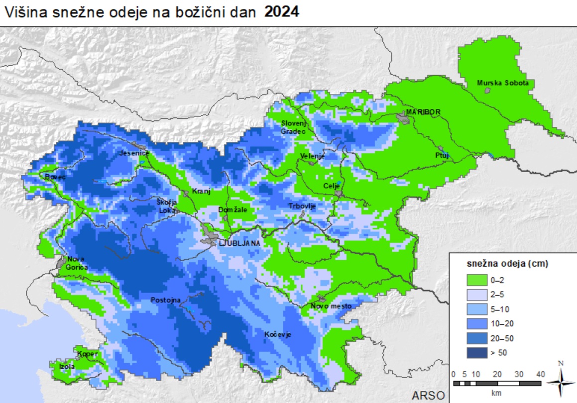 Ljubljana snežna odeja