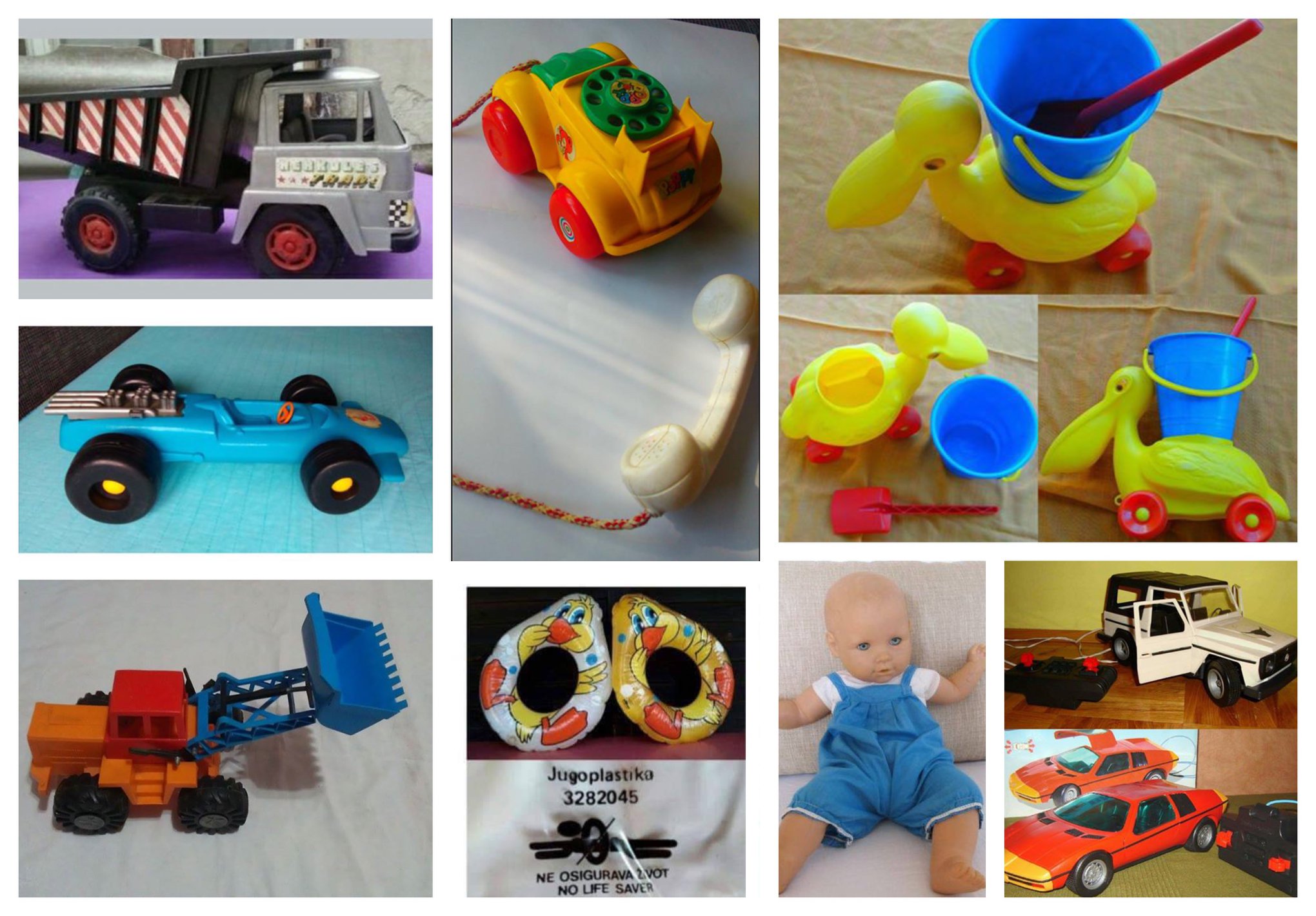 Igrače Jugoplastike iz Splita so bile preproste, a priljubljene