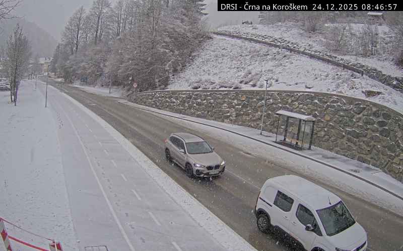 Sneg Črna na Koroškem