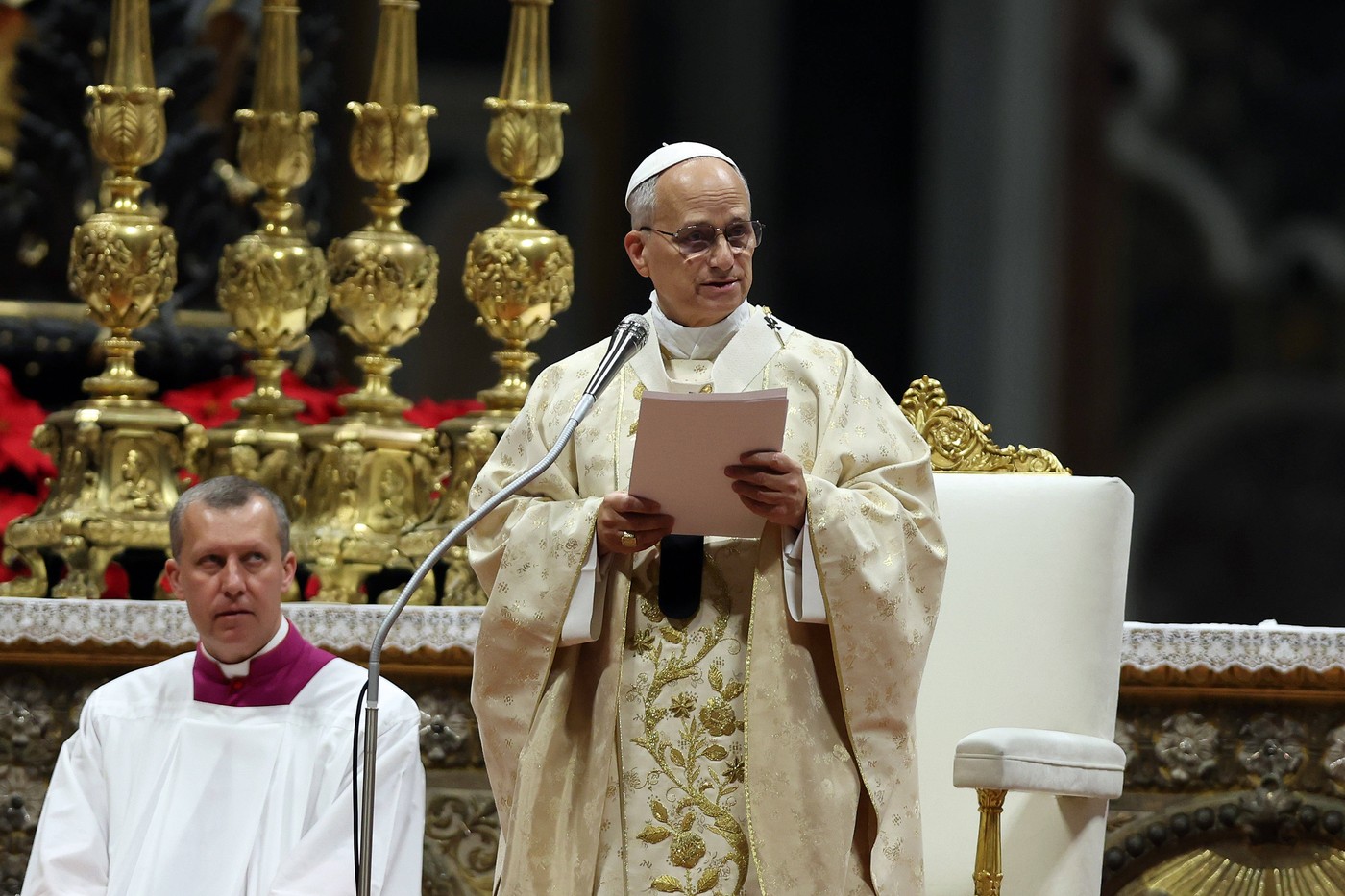 Papež Leon XIV. božična maša