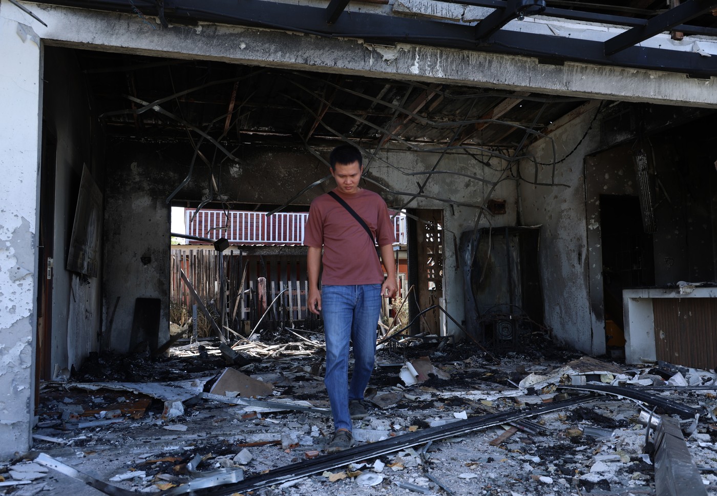 Škoda v tajski obmejni provinci po spopadih