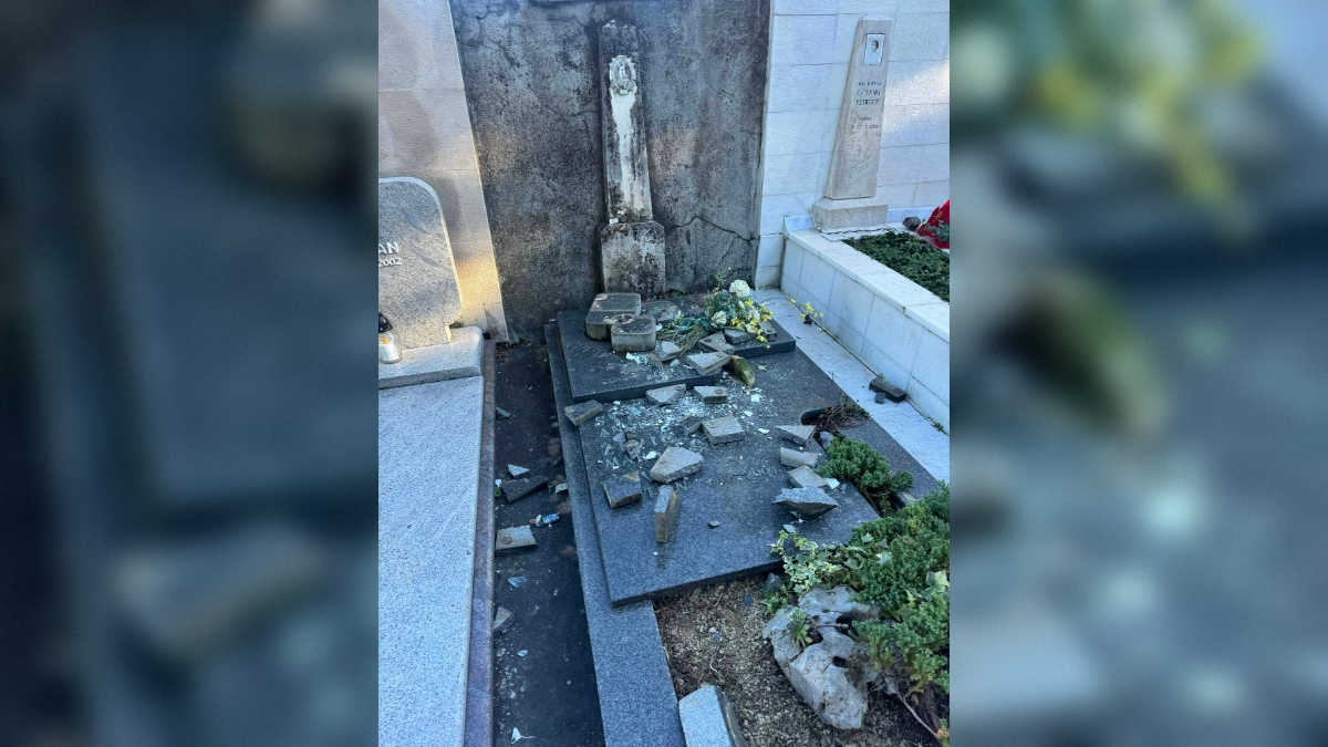 Poškodovani grobovi