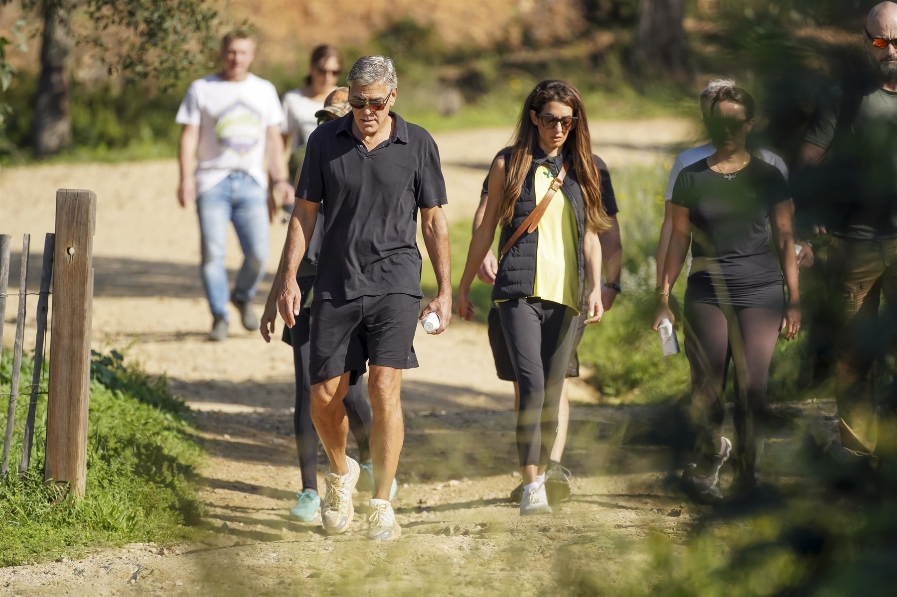 George in Amal Clooney