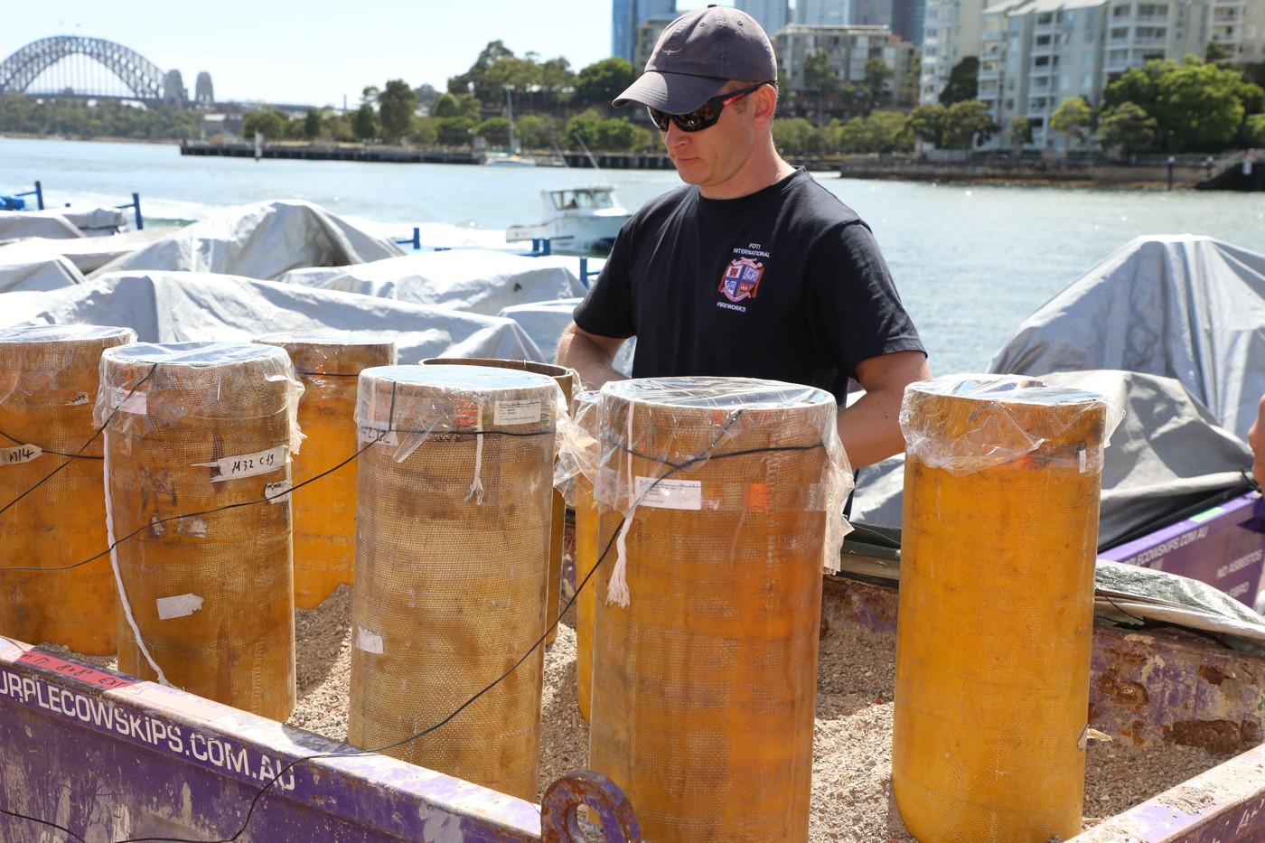 Priprave ognjemeta v Sydneyju