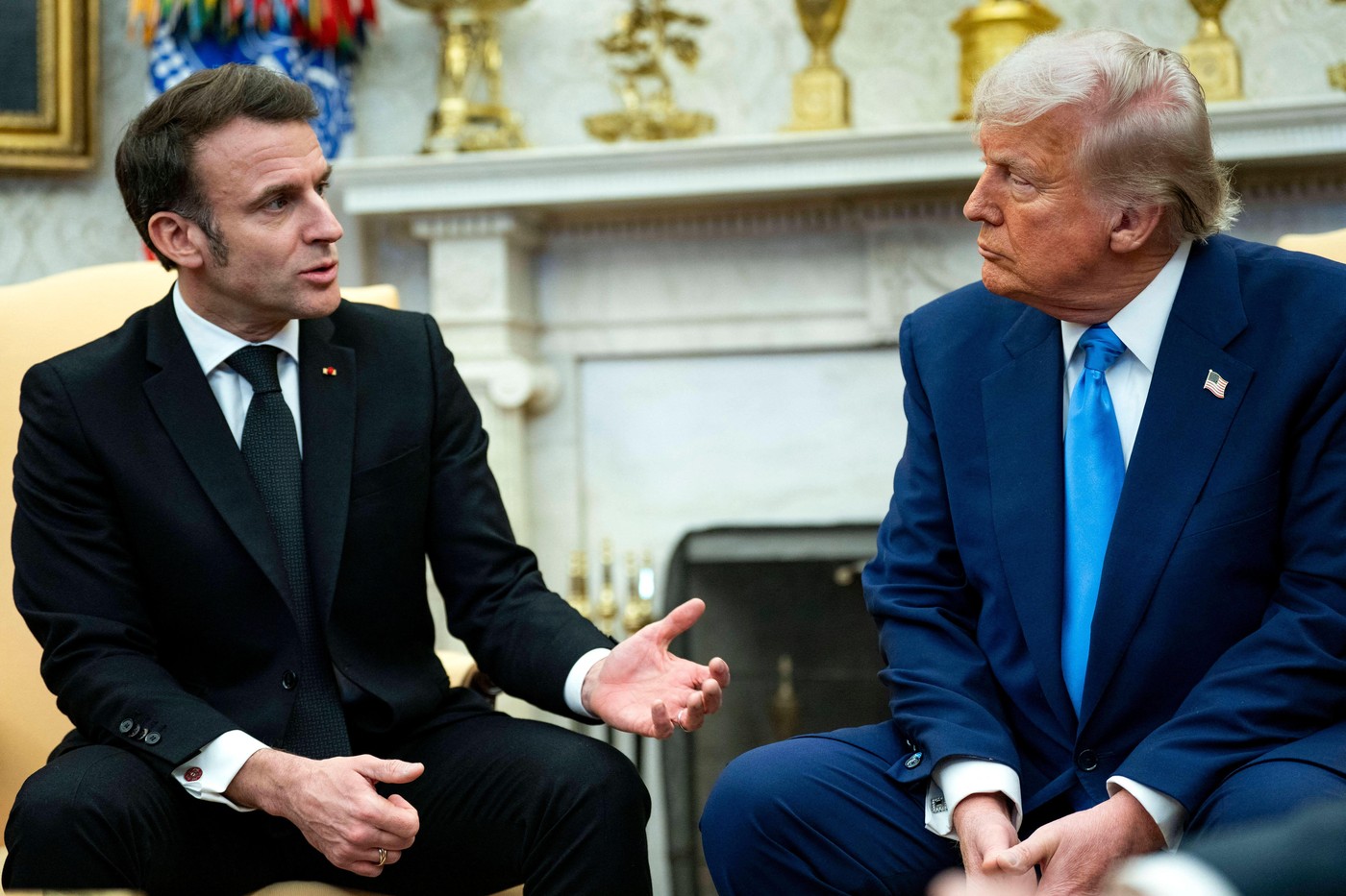 Emmanuel Macron, Donaldu Trump
